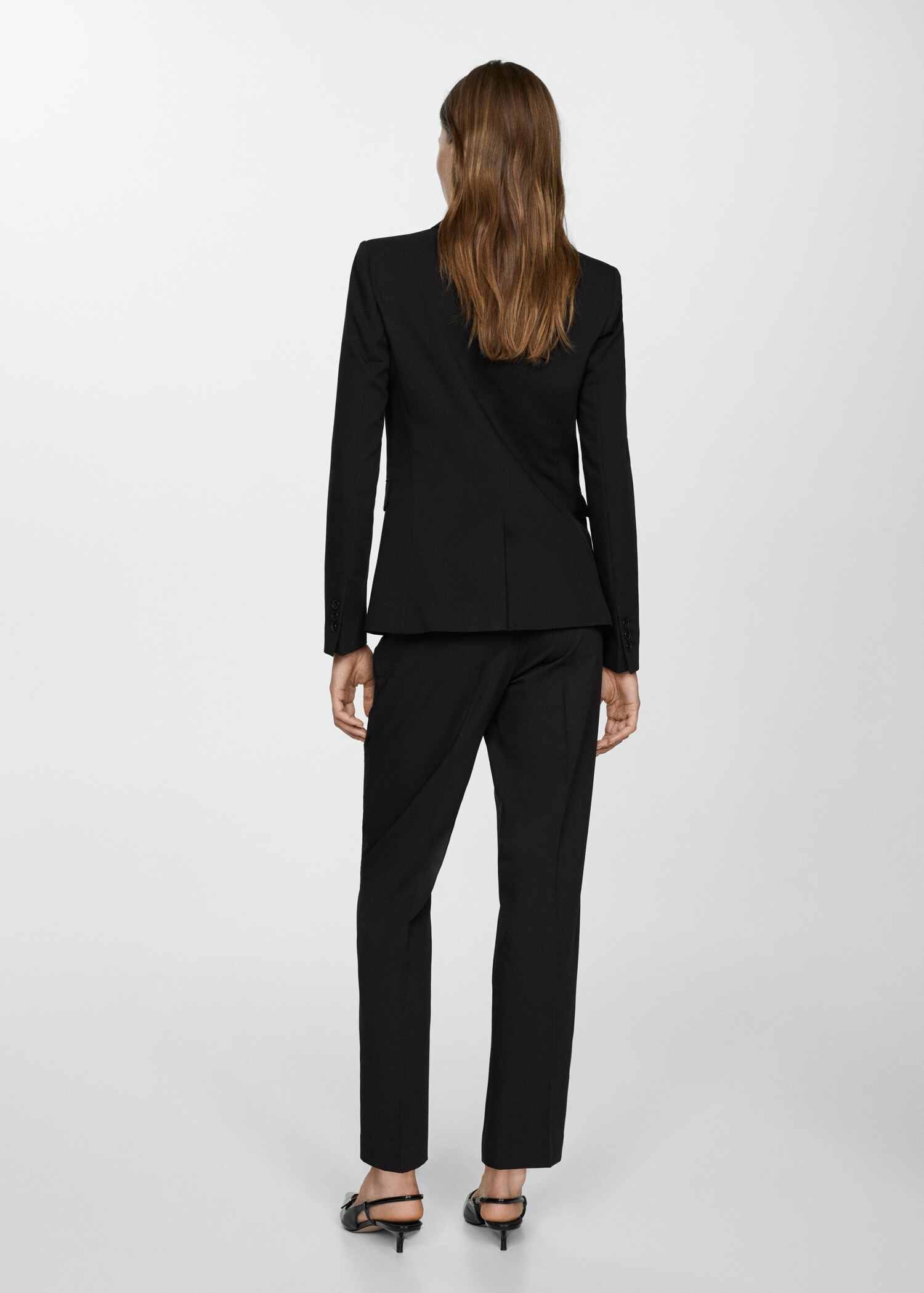 Fitted suit jacket - Reverse of the article