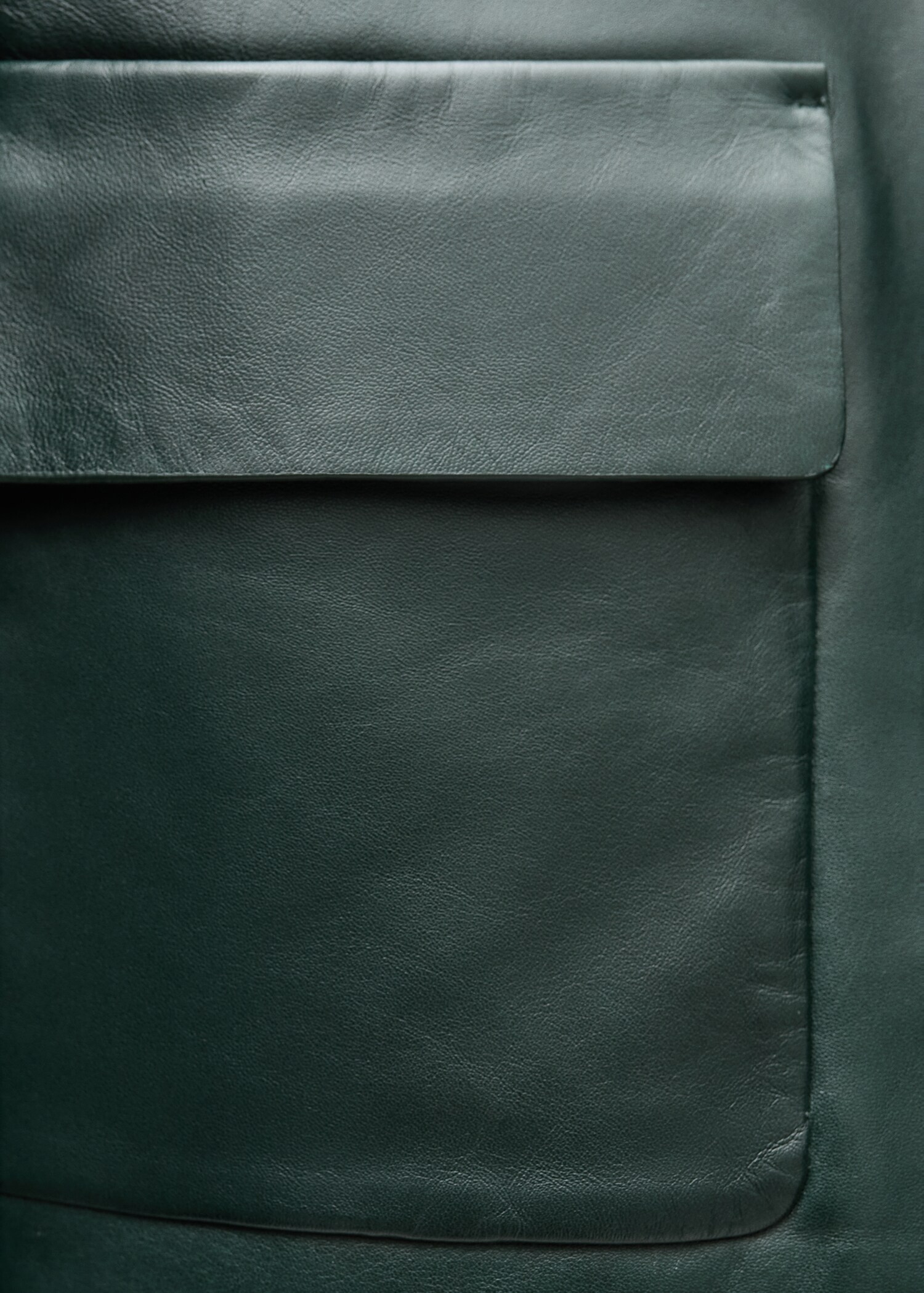 Veste cuir boutons - Détail de l'article 0