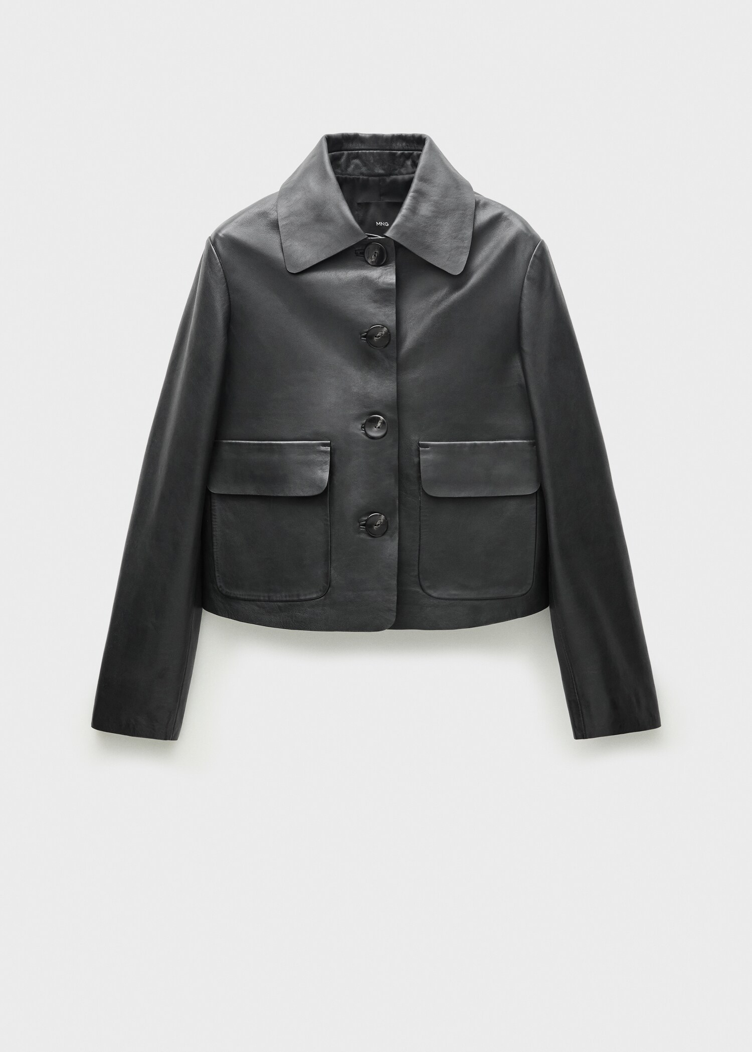 Veste cuir boutons - Article sans modèle
