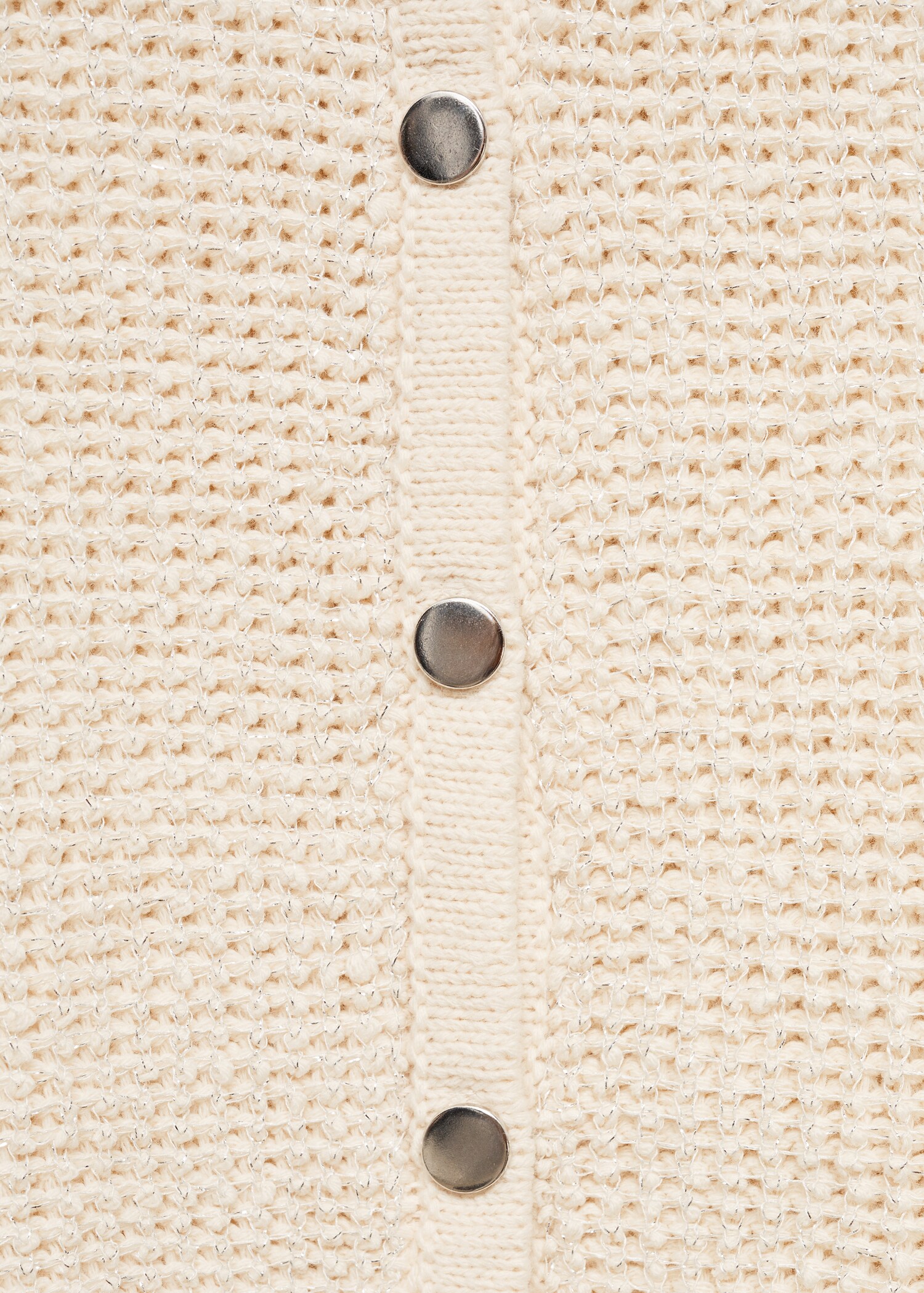 Short-sleeved knitted cardigan - Détail de l'article 8