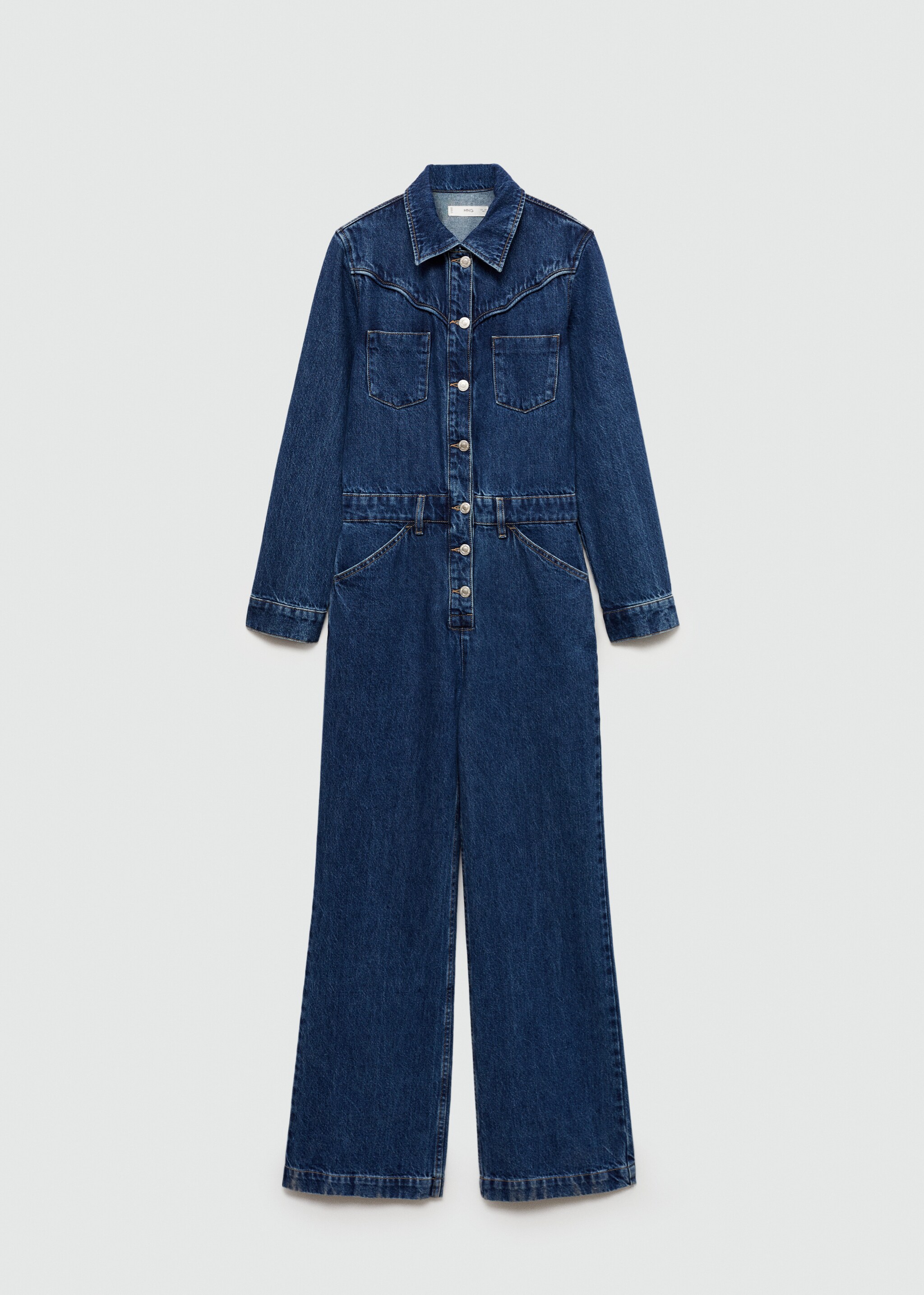 Lange denim jumpsuit - Artikel zonder model