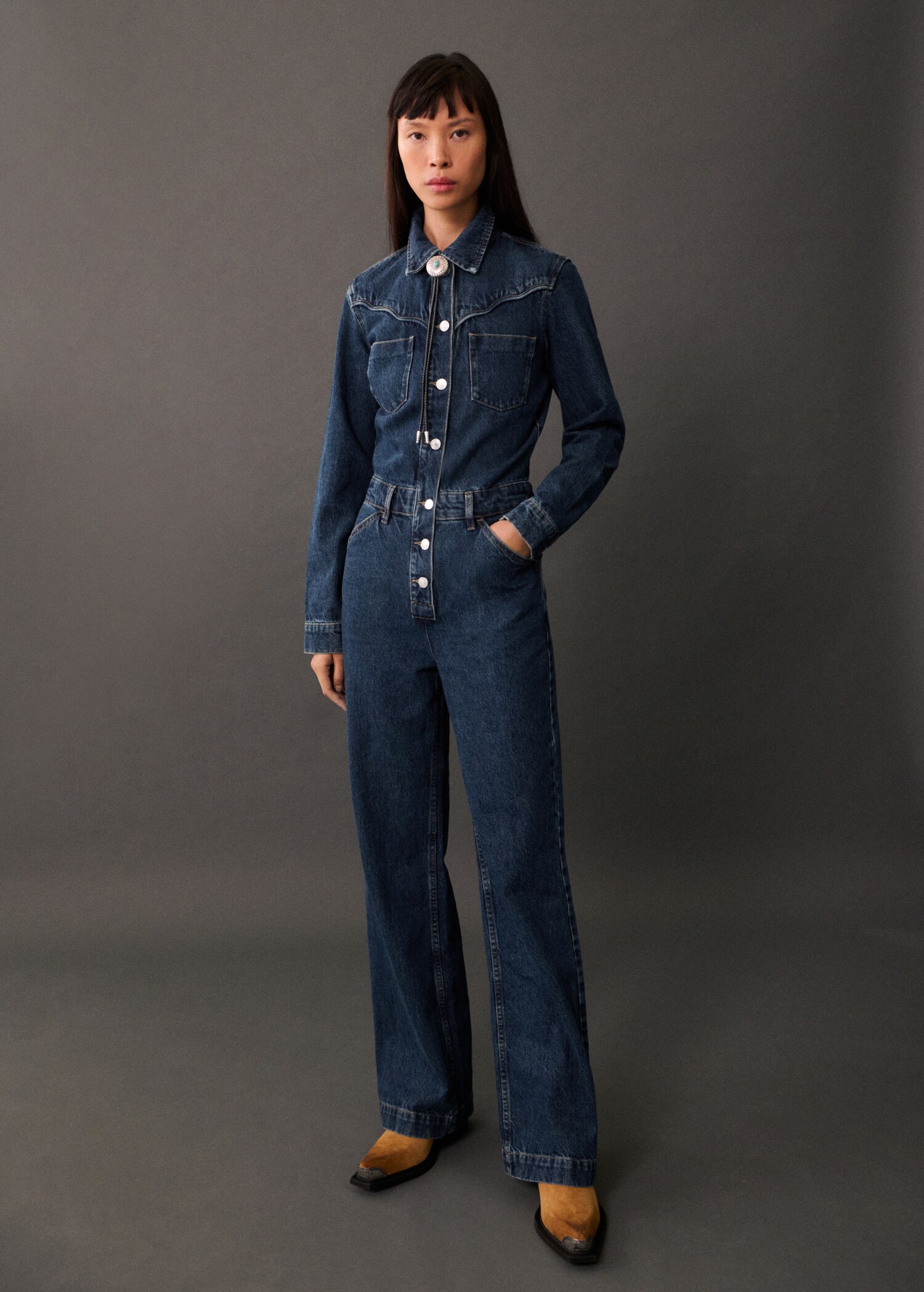Combi-pantalon en jean - Détail de l'article 2