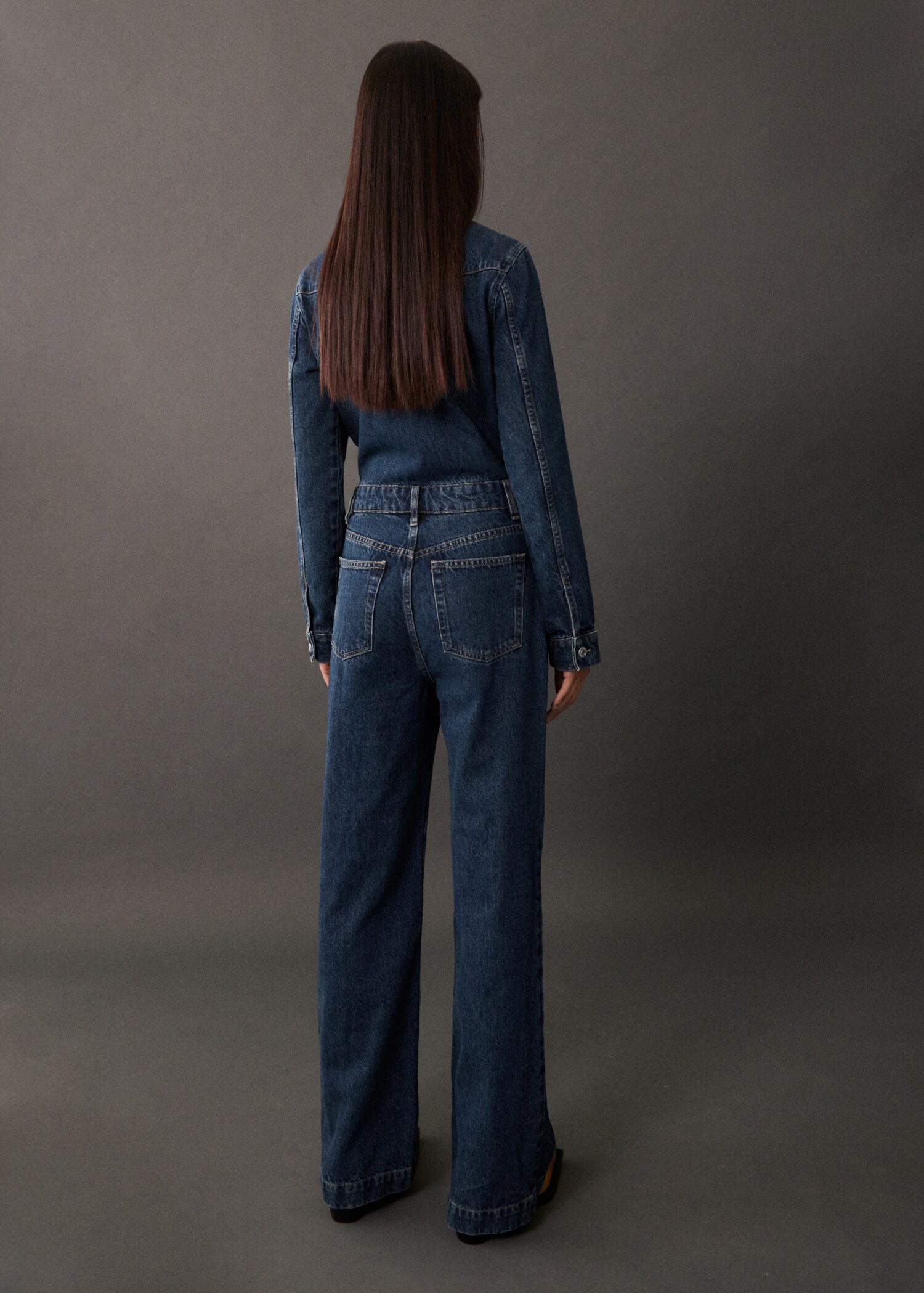 Combi-pantalon en jean - Verso de l’article
