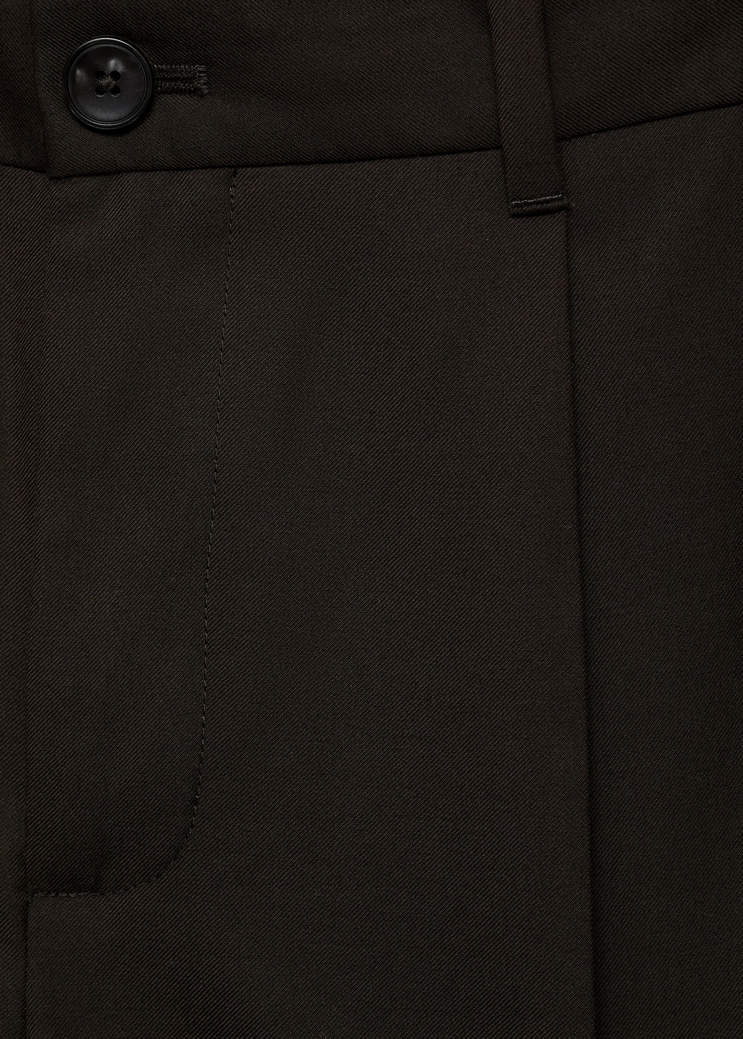 Regular-fit pleated trousers - Details of the article 0