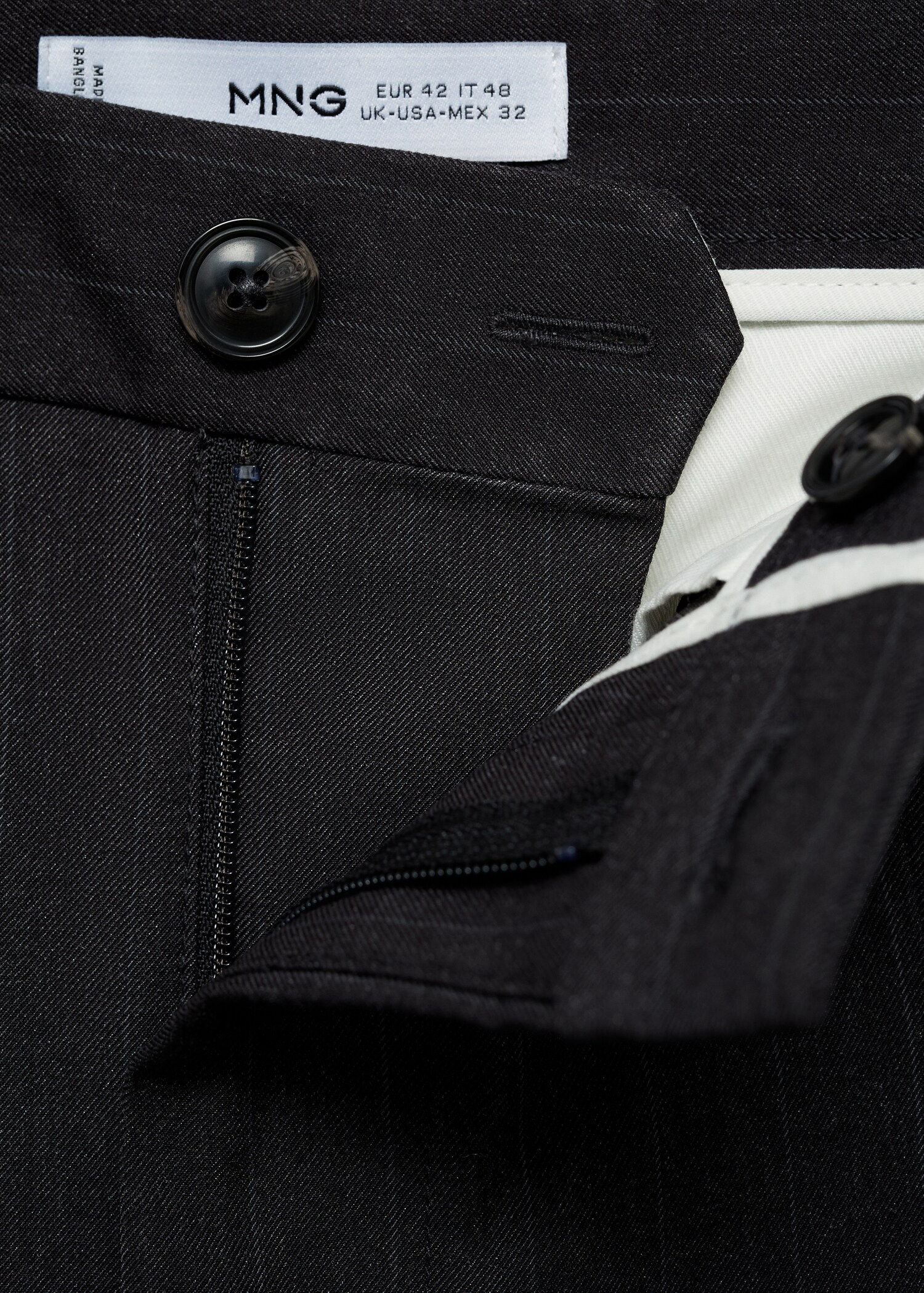 Pantalón regular fit pinzas - Detalle del artículo 0