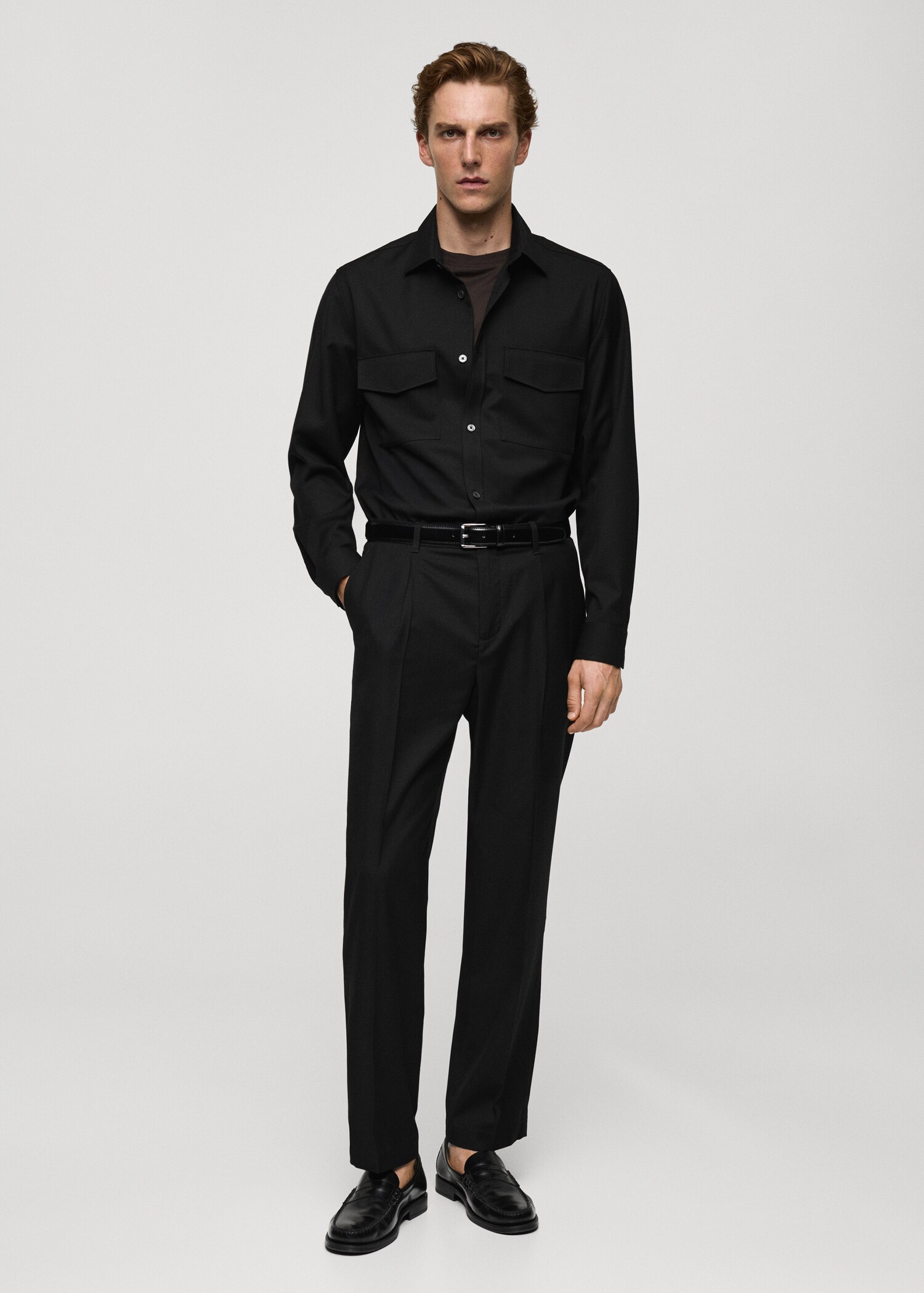 Pantalón regular fit pinzas - Detalle del artículo 3