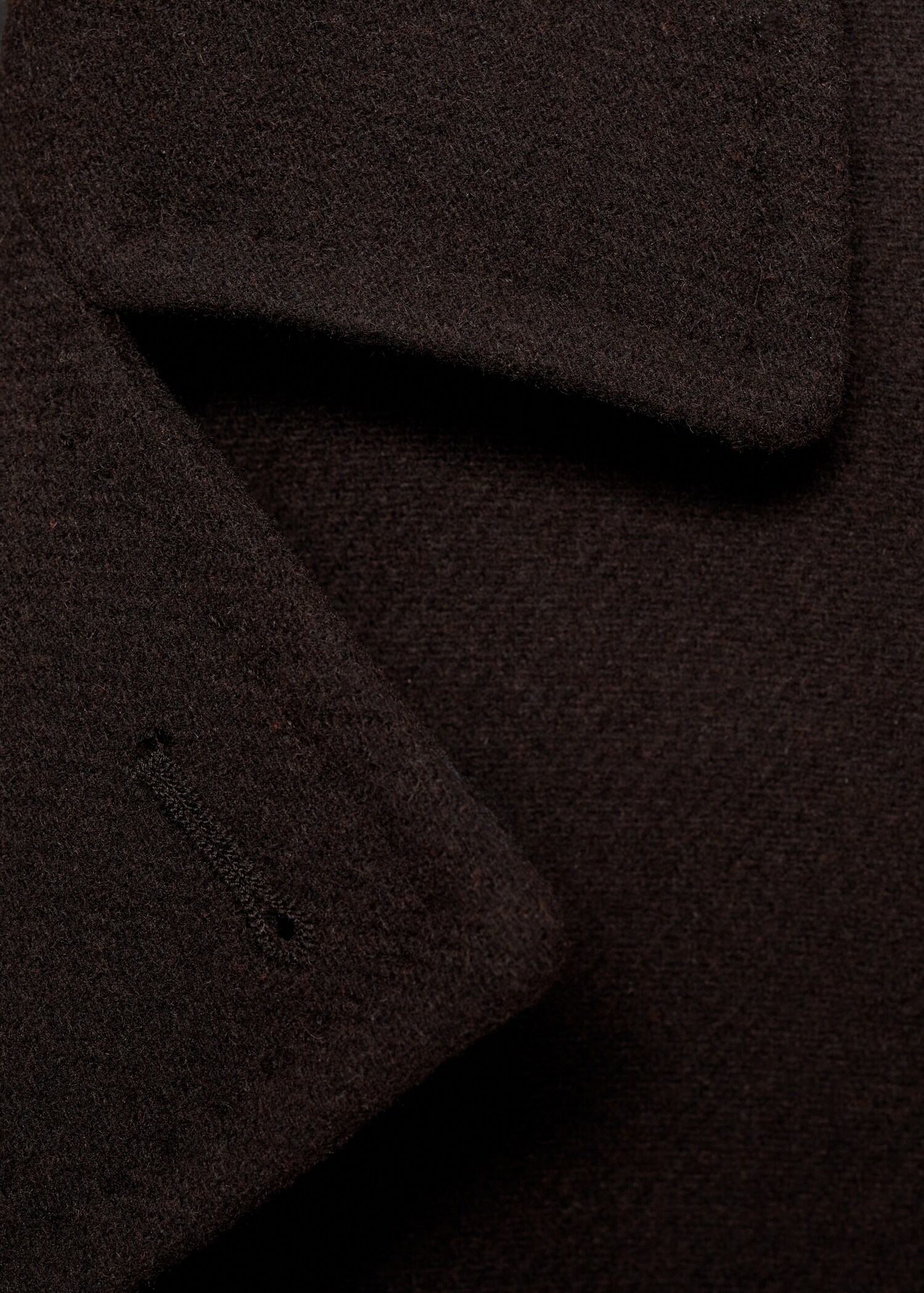 Wool double-breasted coat with buttons - Details of the article 8