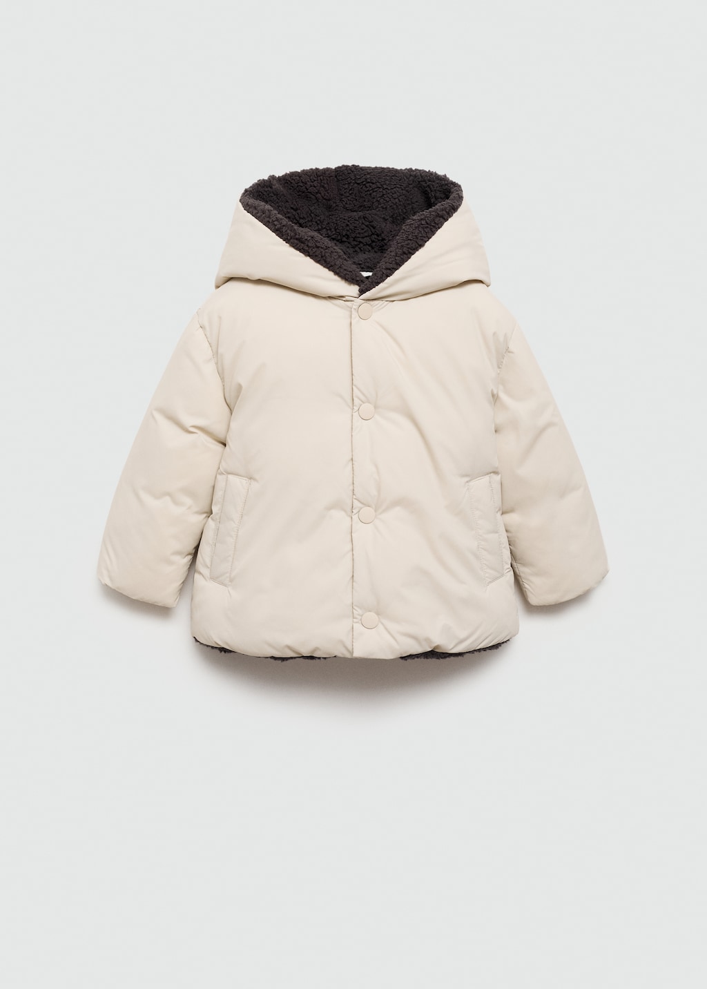 Anorak jacket with fur hood best sale