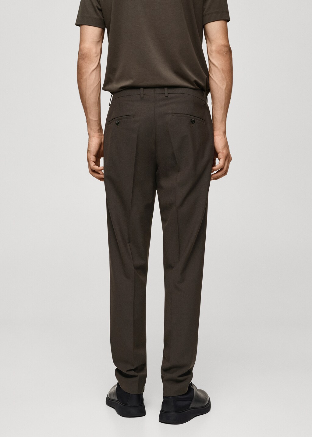Pantalon costume laine infroissable Homme MANGO Belgique