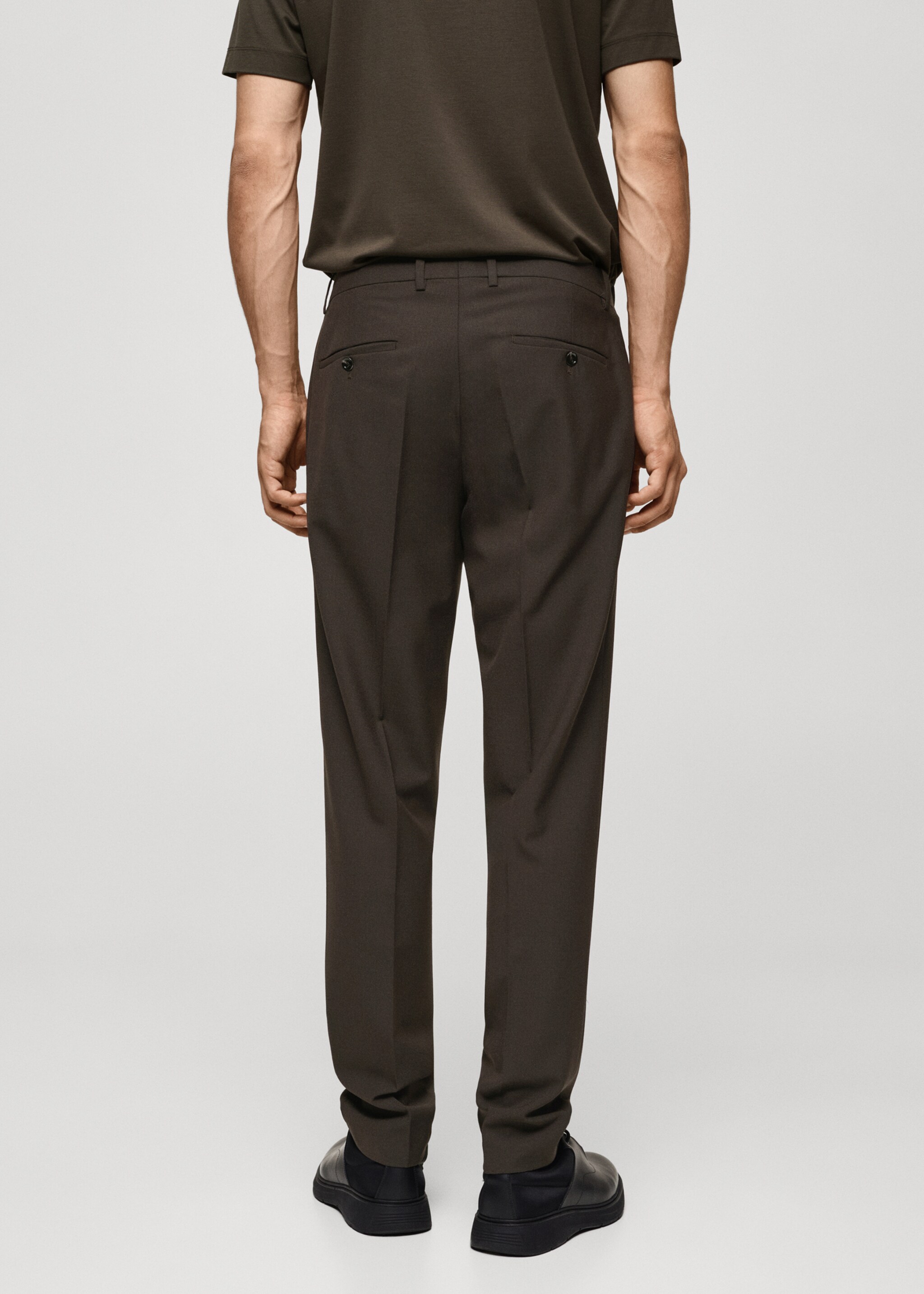 Pantalon costume laine infroissable - Verso de l’article