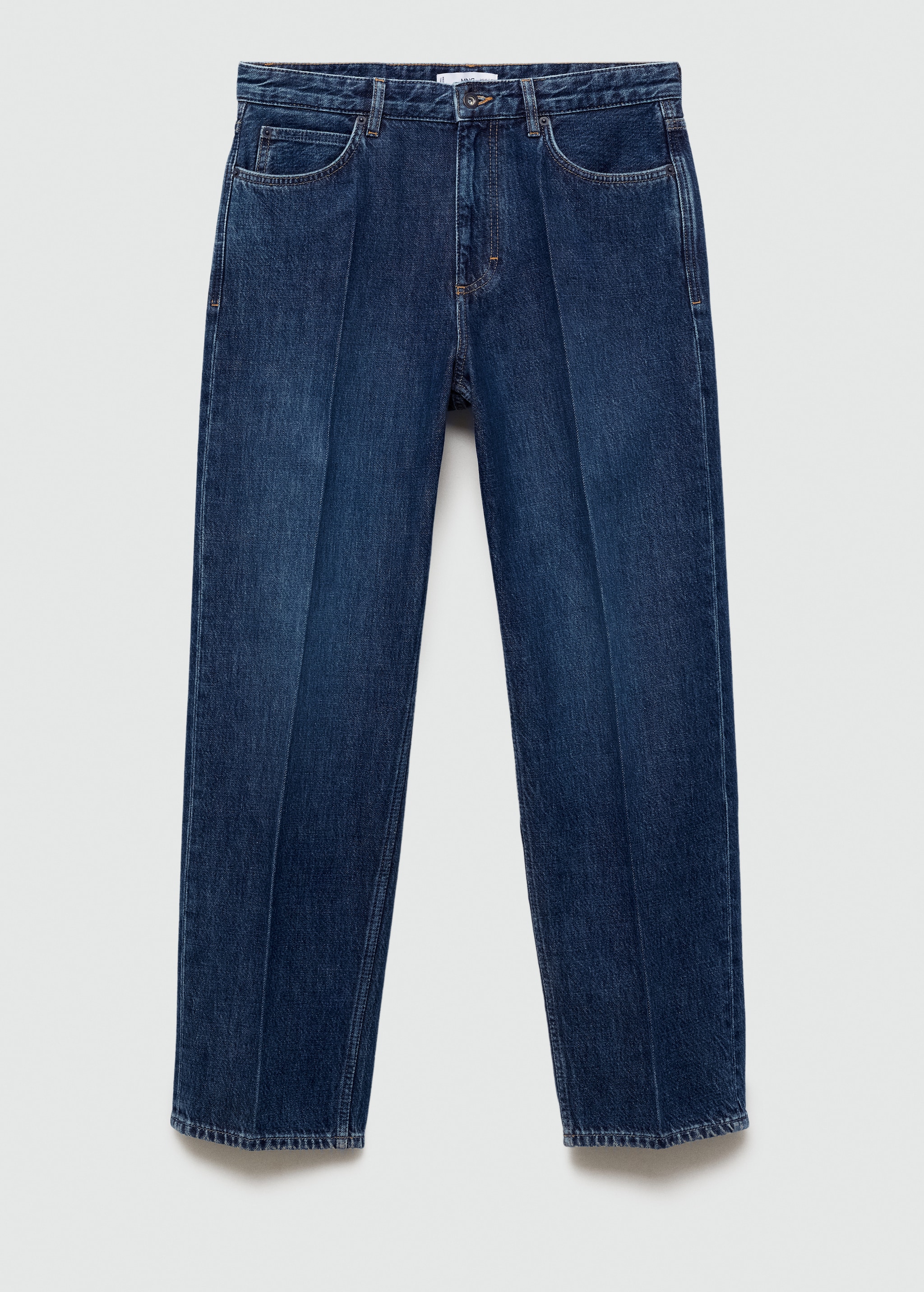 Jeans relaxed fit raya planchada Hombre MNG Ecuador