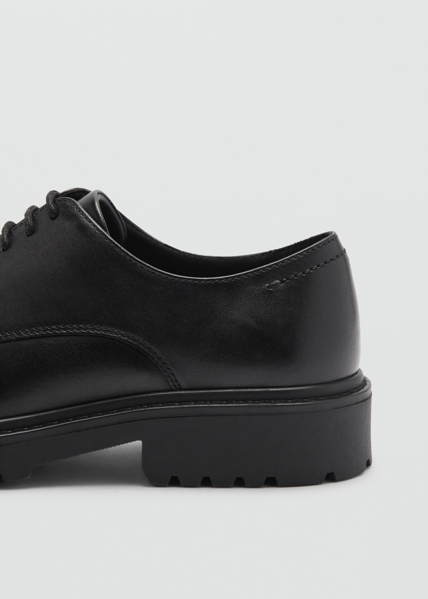 Leather blucher shoes - Details of the article 1