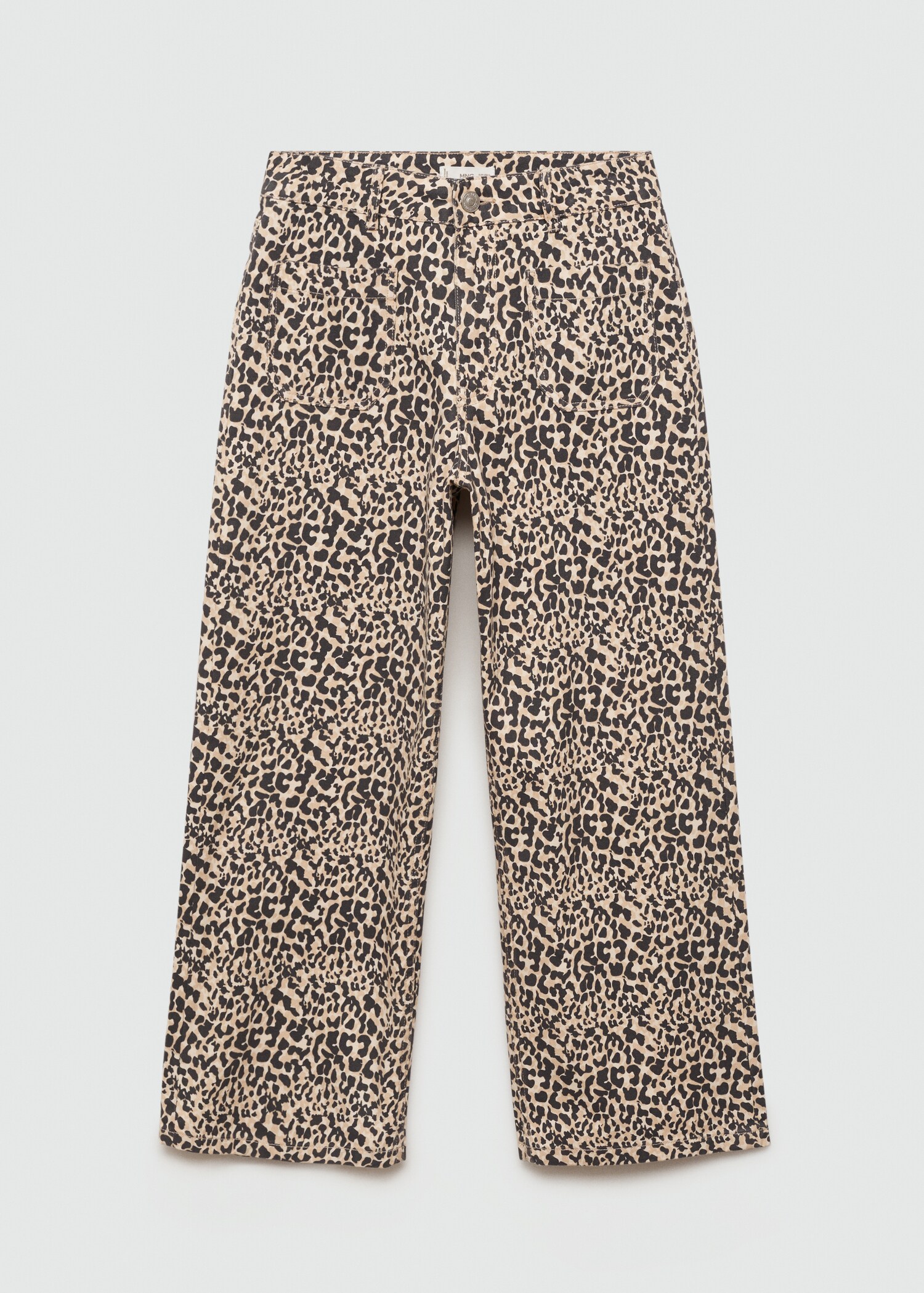 Pantalón recto leopardo - Artículo sin modelo