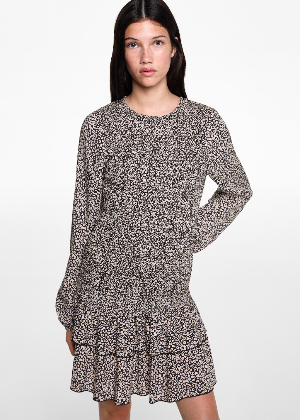 Leopard print dress grey 2025