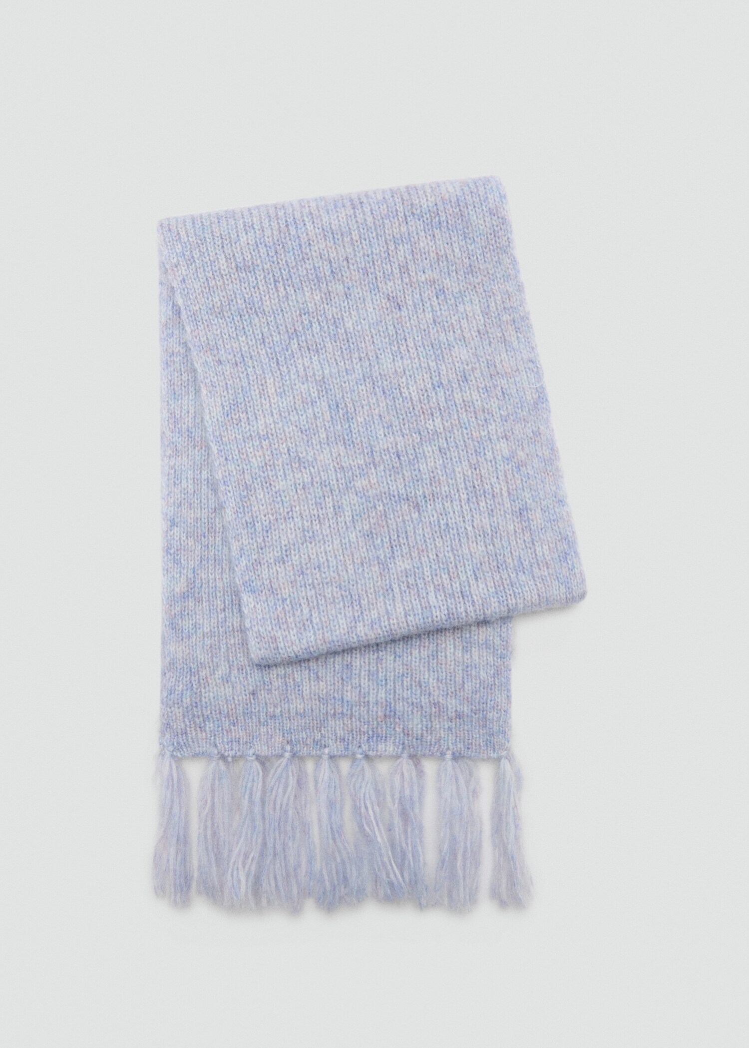 Tricolour knit scarf - Article without model