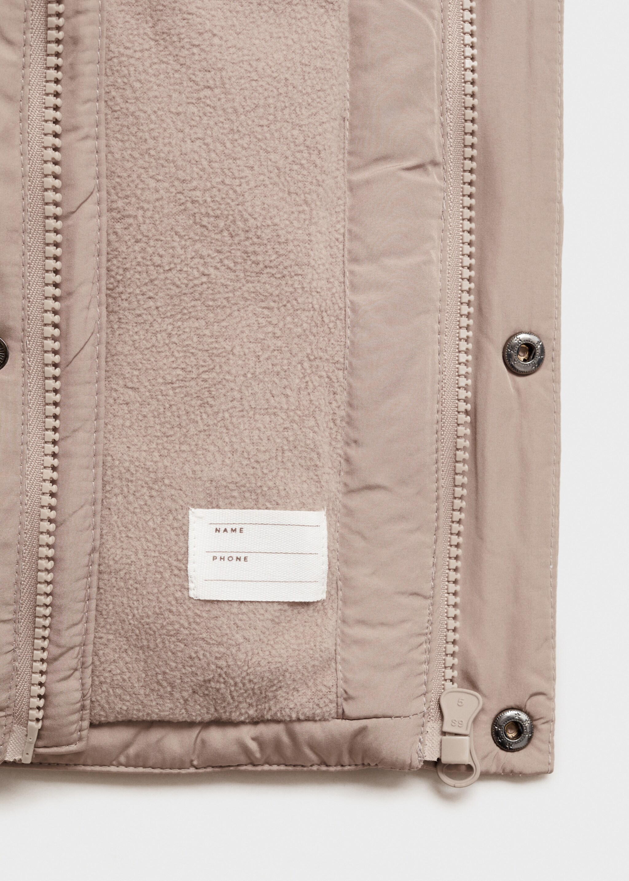 Anorak acolchado interior polar - Detalle del artículo 0