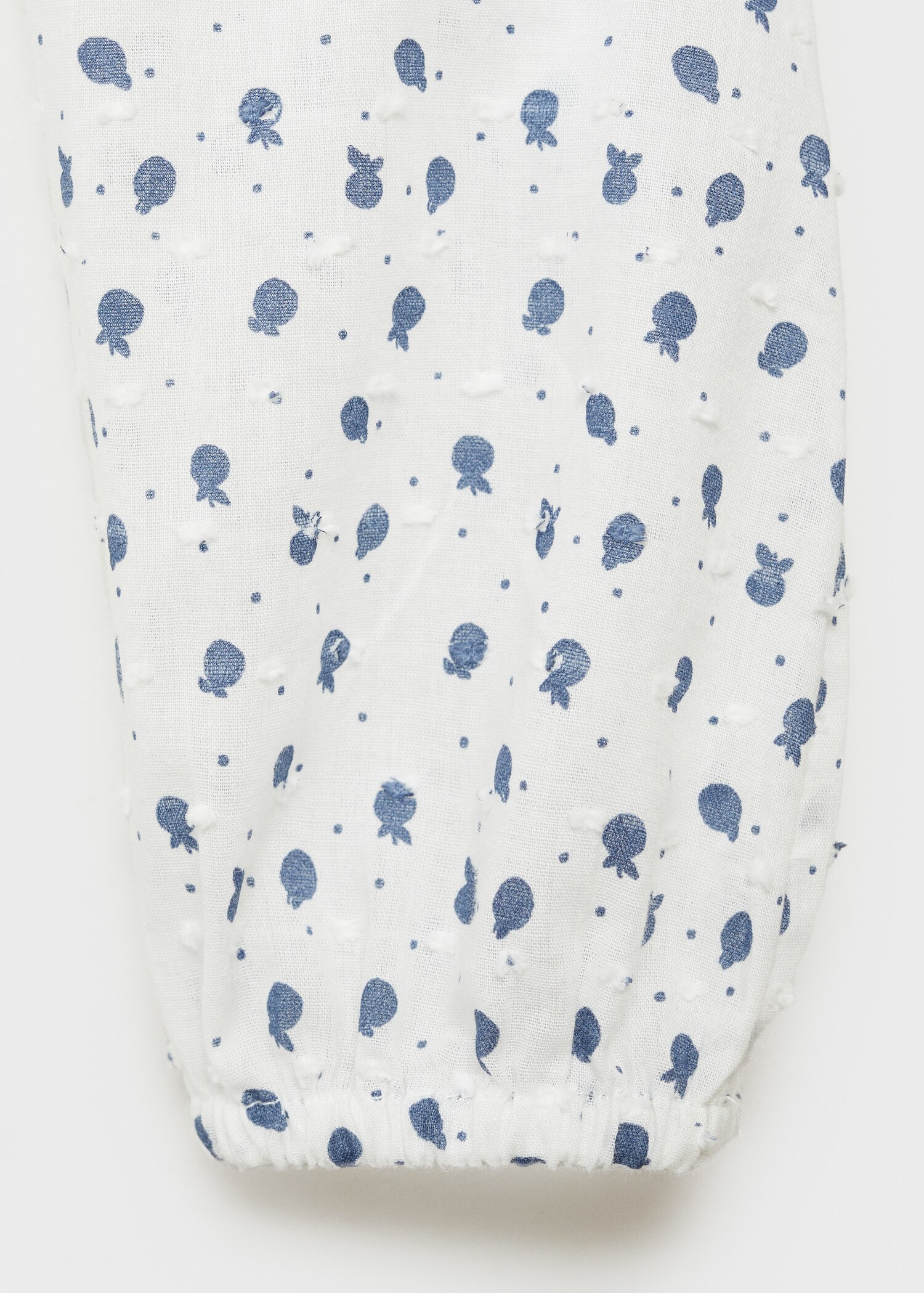Brusa coll babydoll estampada - Detall de l'article 0