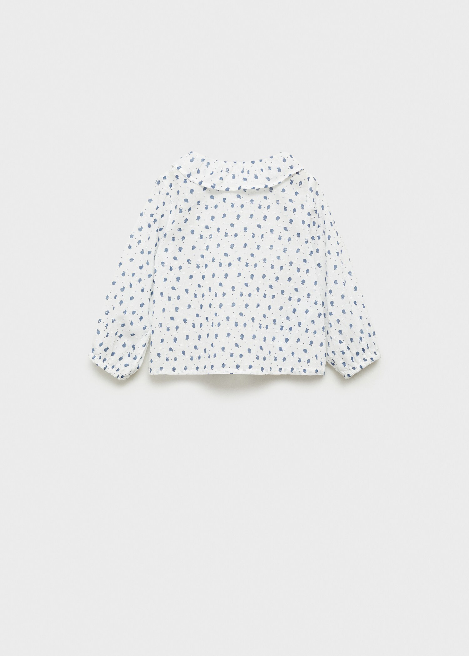 Brusa coll babydoll estampada - Revers de l'article