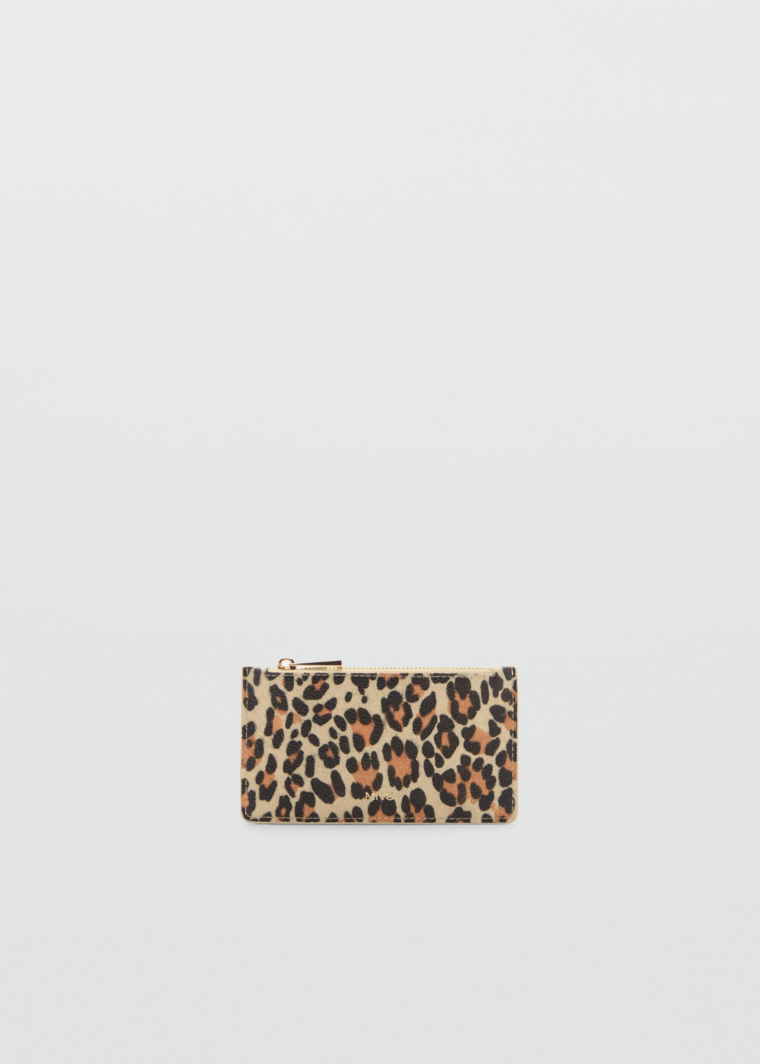 Leopard print leather wallet - Article without model
