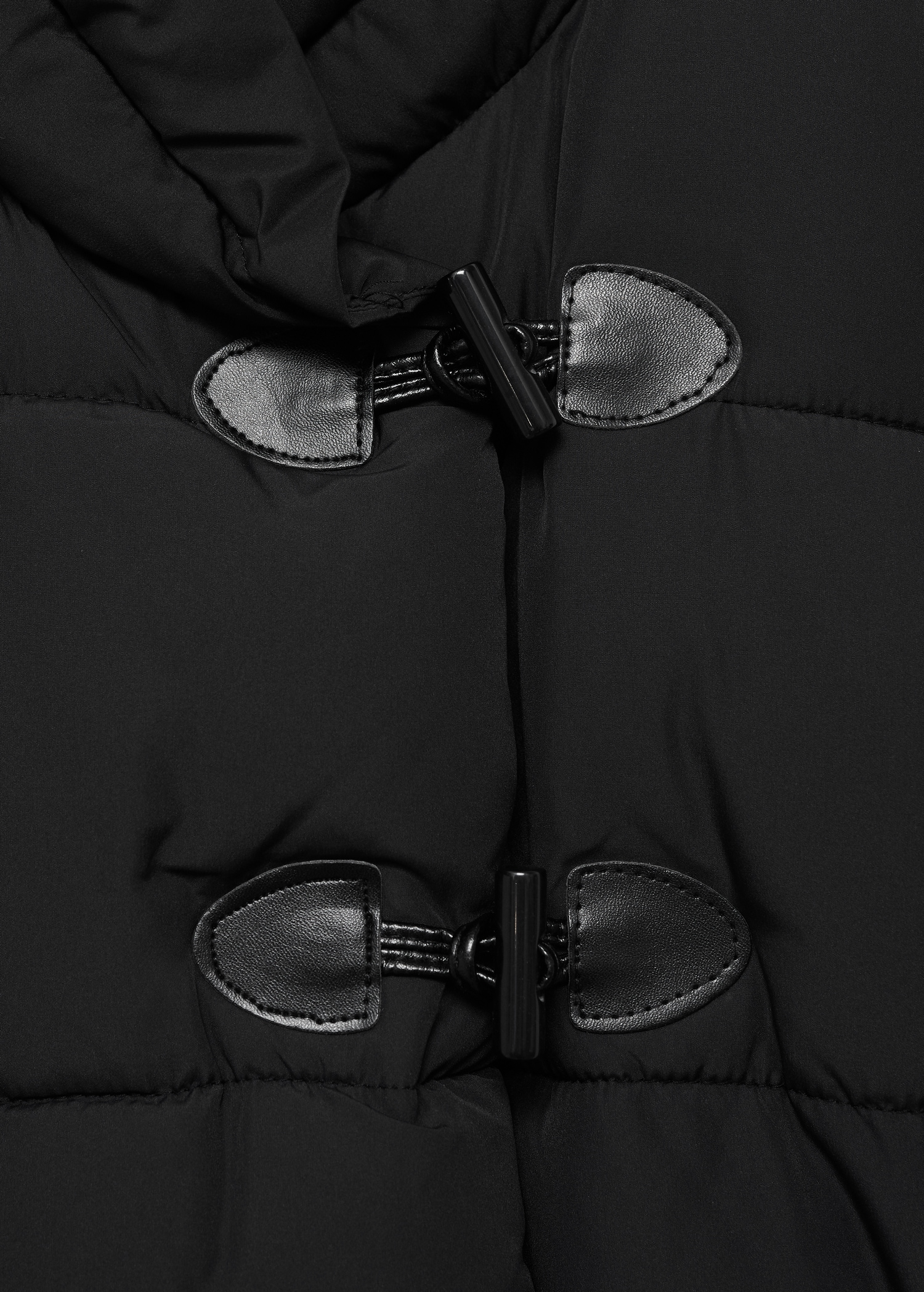 Quilted buttoned coat - Details of the article 8