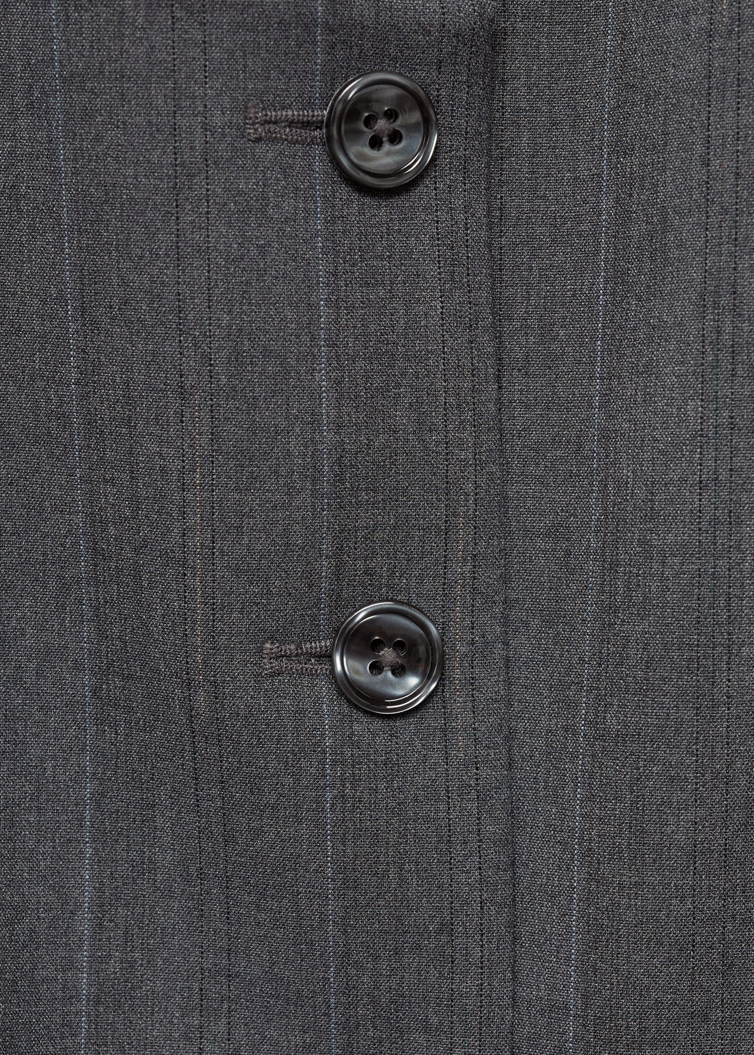 Pinstriped suit waistcoat - Details of the article 8