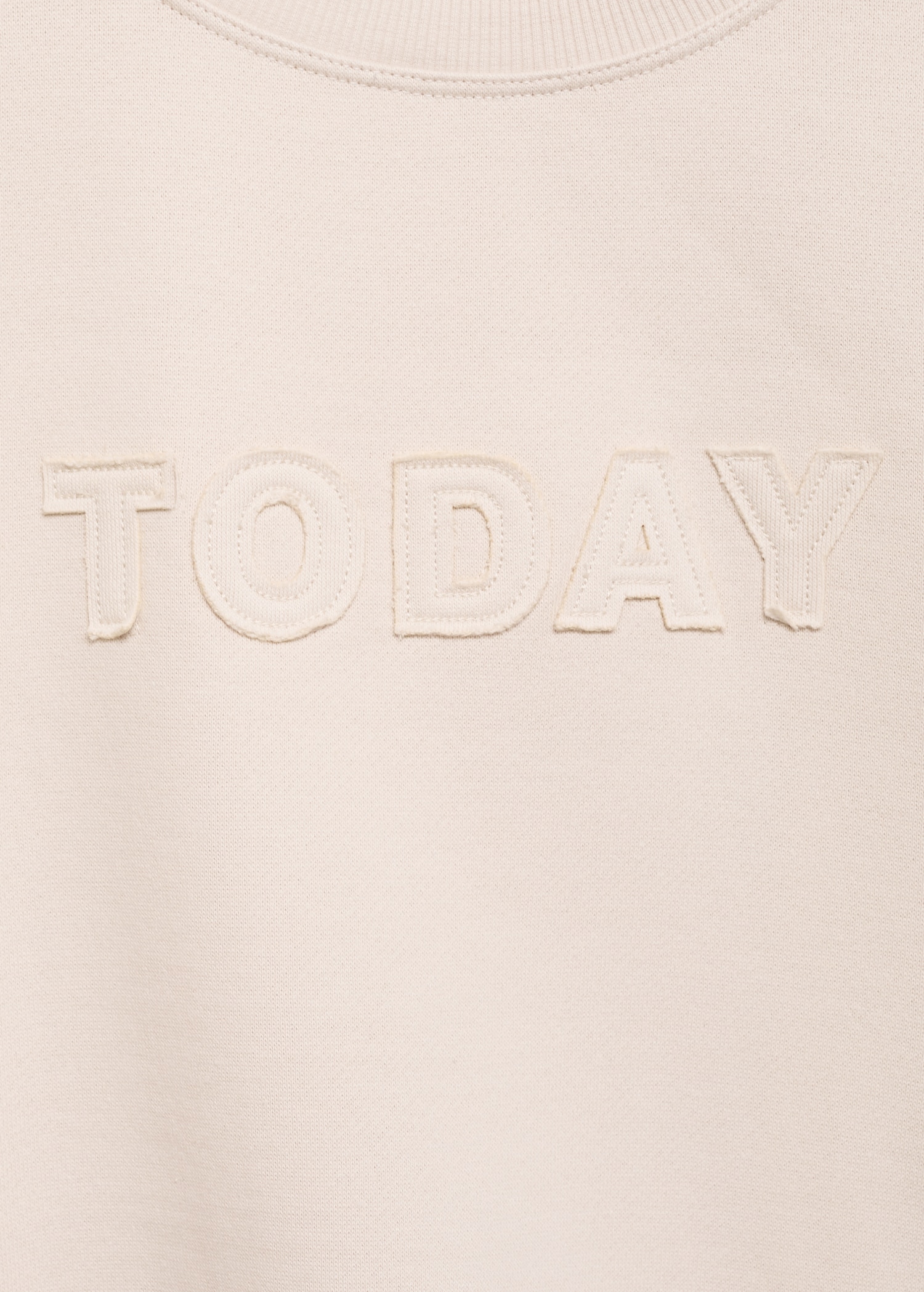 Embroidered message sweatshirt - Details of the article 8