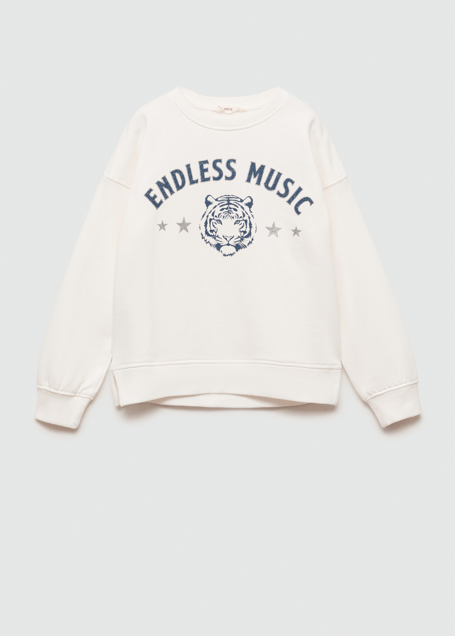 Printed cotton sweatshirt - Article without model