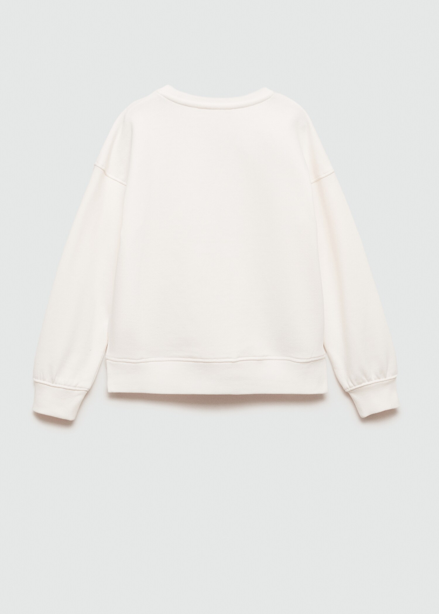 Printed cotton sweatshirt - Reverse of the article