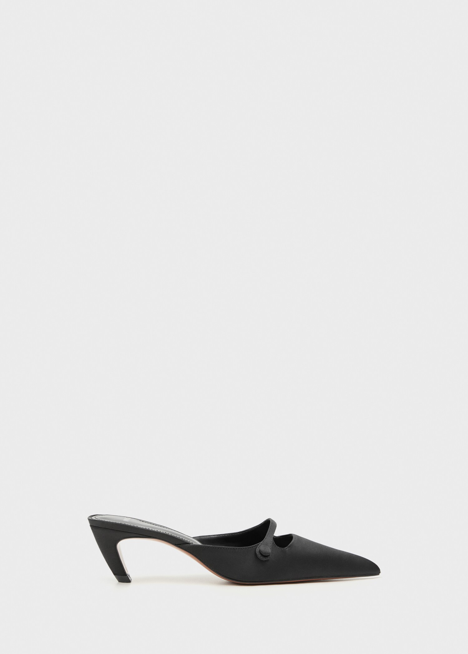 Satin kitten-heel shoes - Article without model