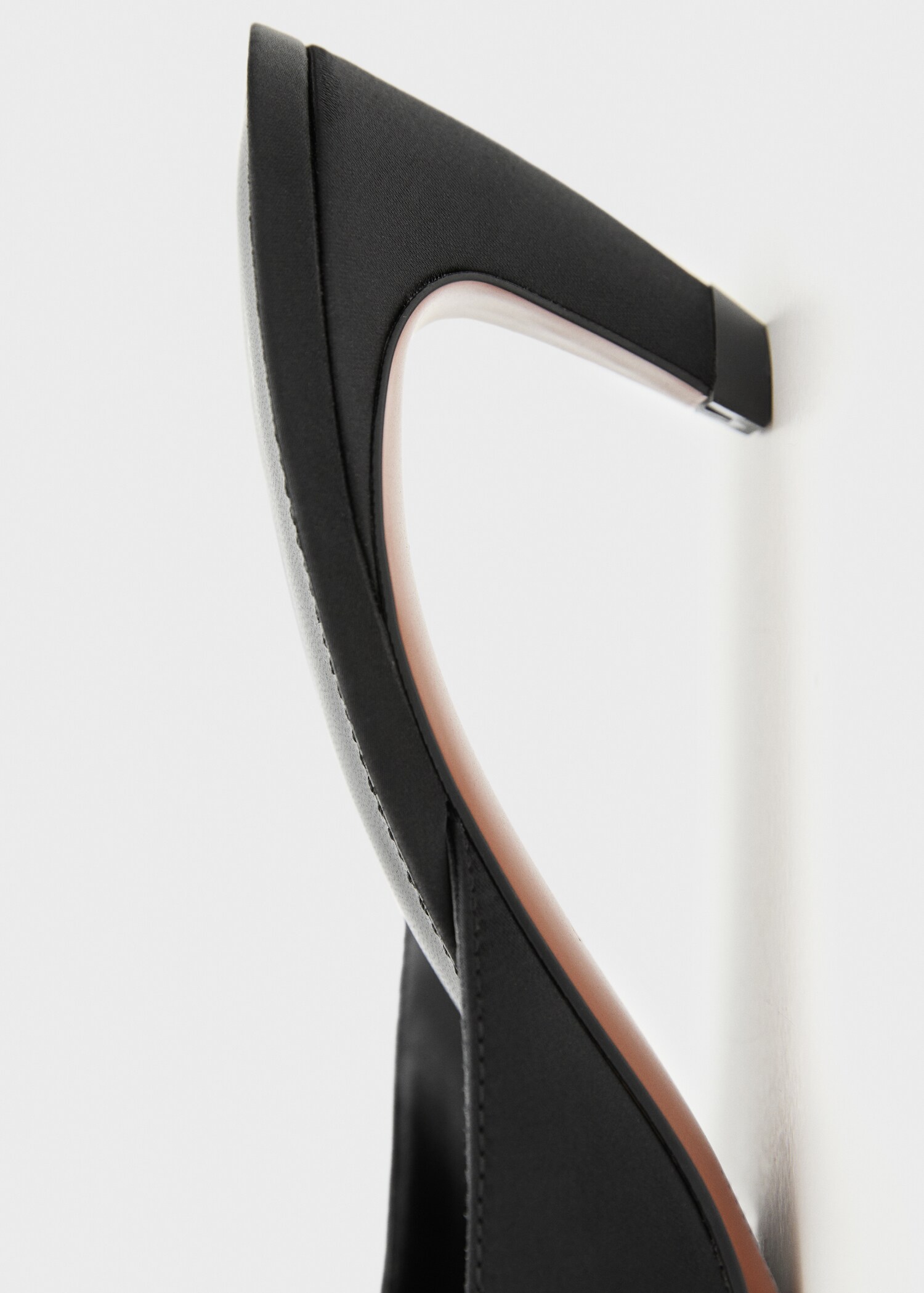 satin kitten heel shoes