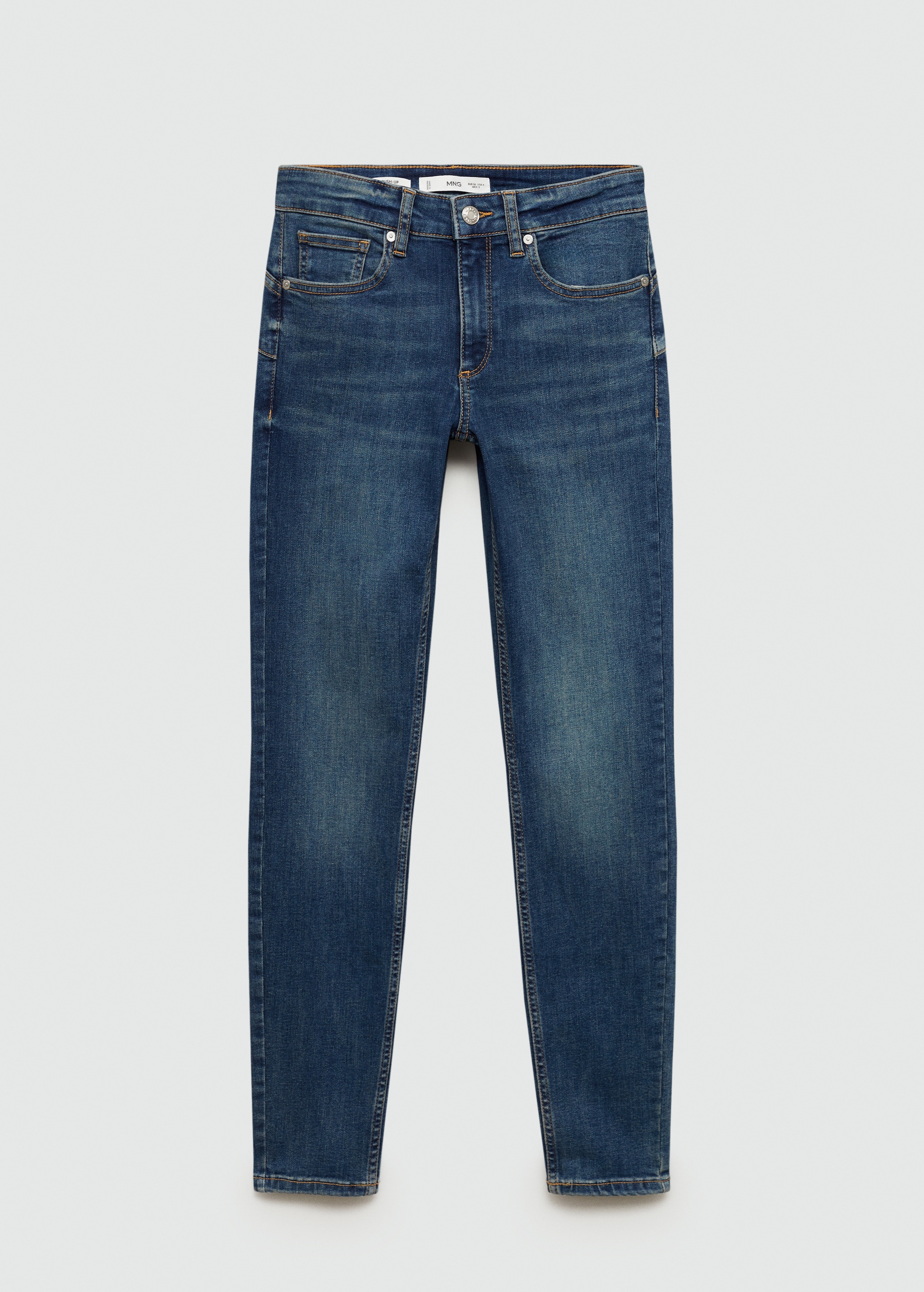 Push-up low-rise skinny jeans