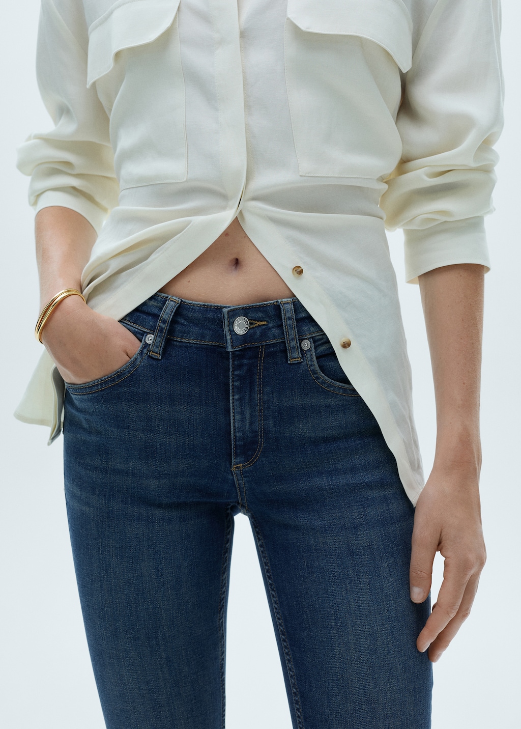Mango jeans push up hotsell