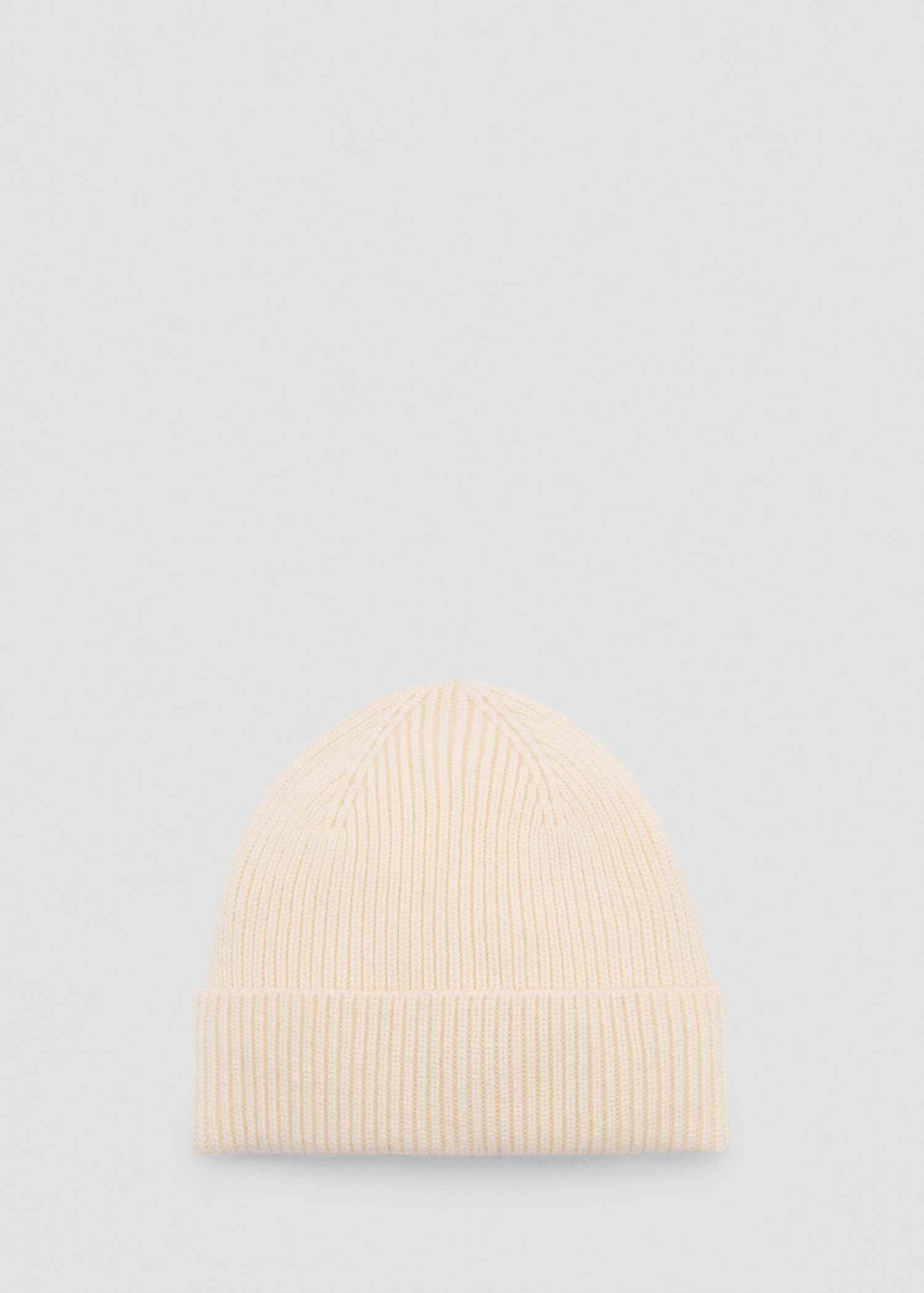 Wool and cashmere-blend ribbed hat - Article without model
