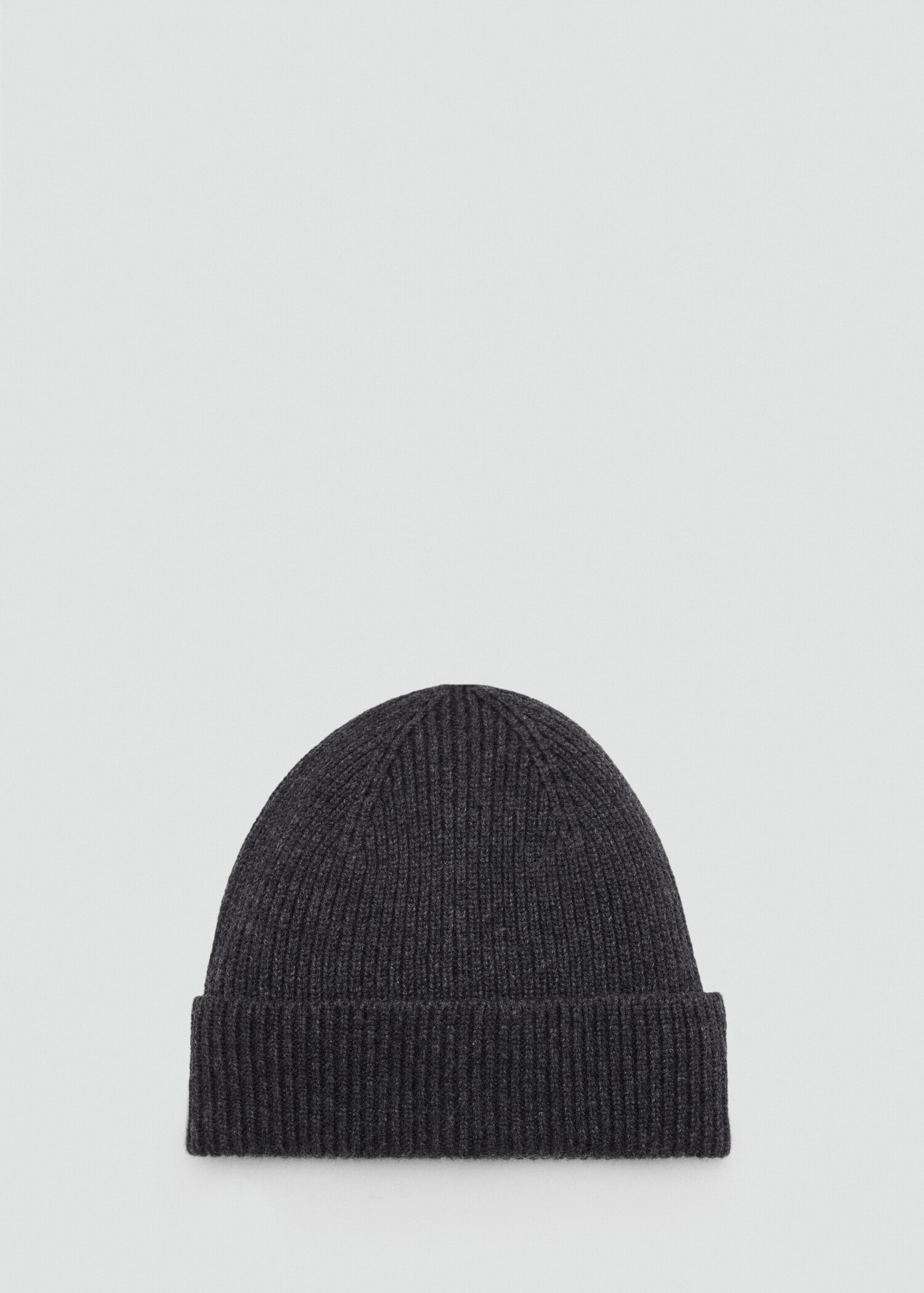 Wool and cashmere-blend ribbed hat - Article without model