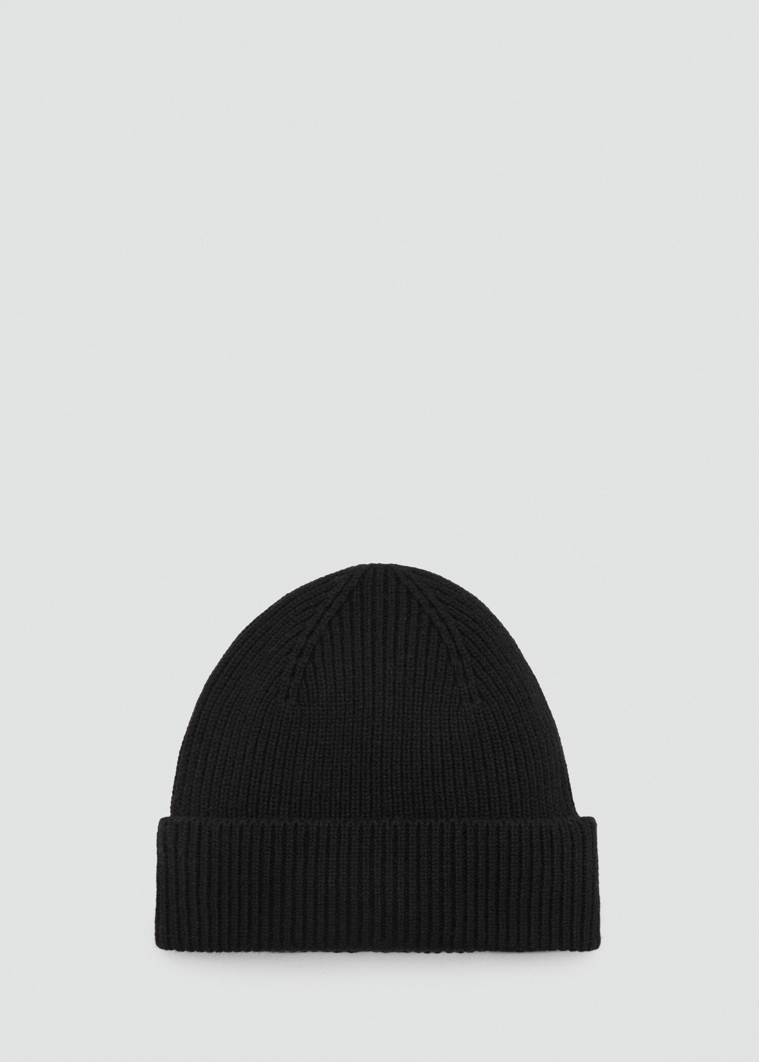 Wool and cashmere-blend ribbed hat - Article without model