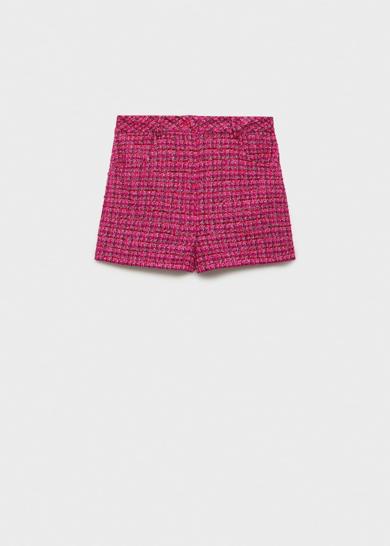 Mid-rise tweed shorts - Article without model