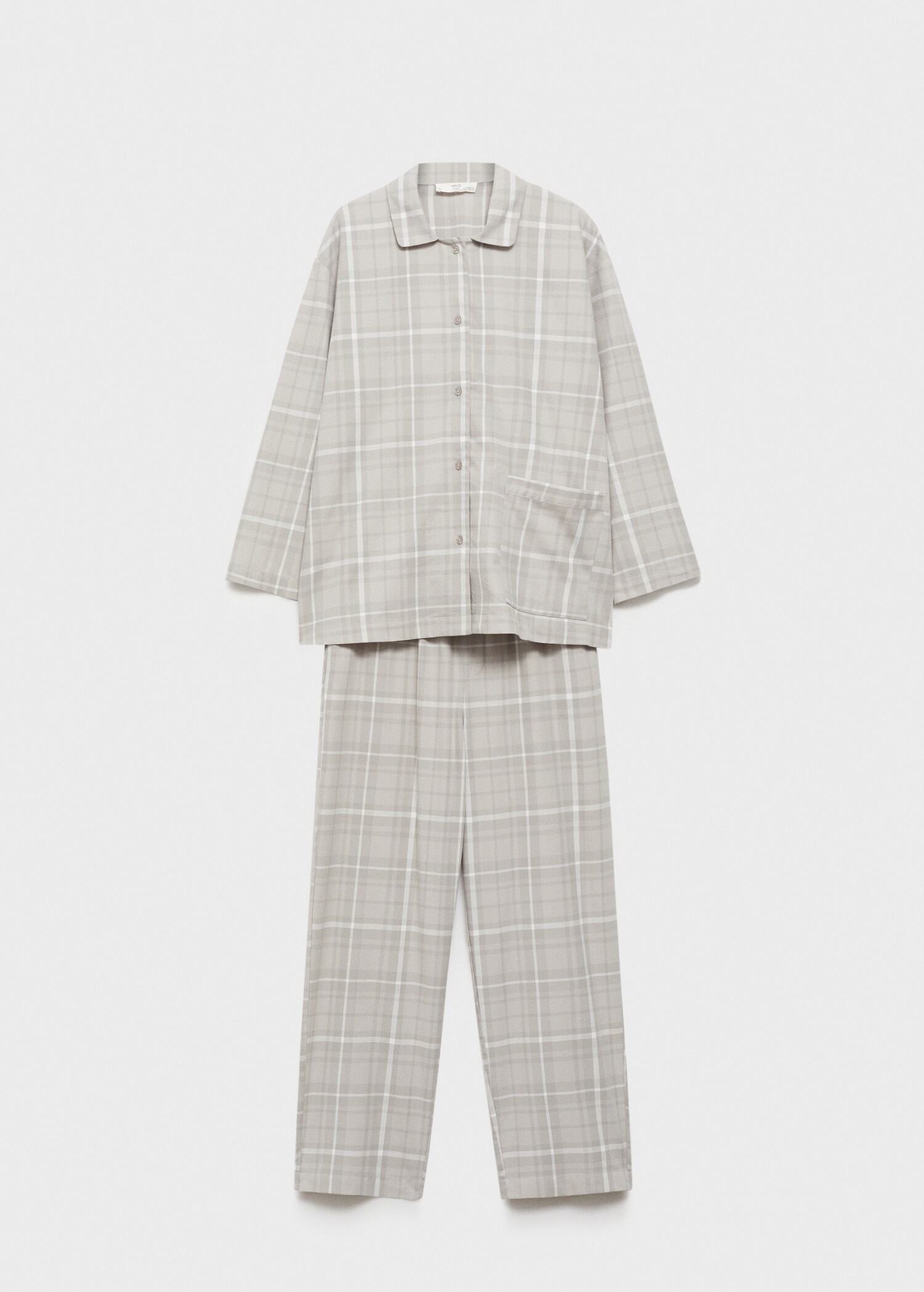Camisa pijama franela cuadros - Artículo sin modelo