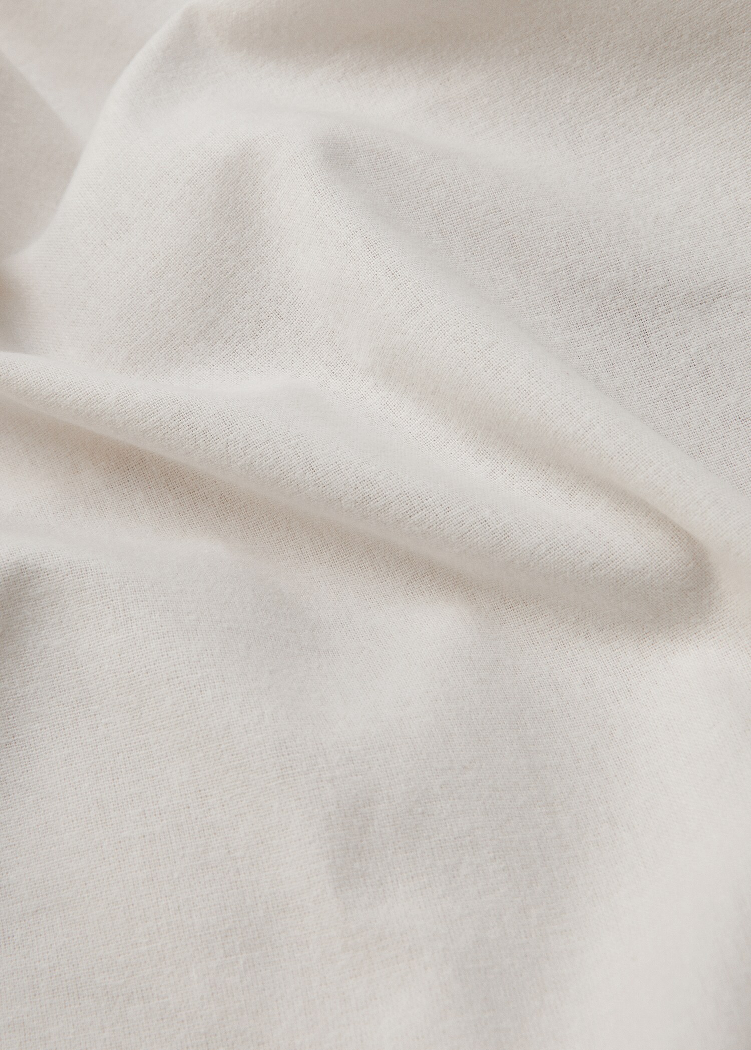 Plain flannel fitted sheet 90cm bed - Details of the article 3