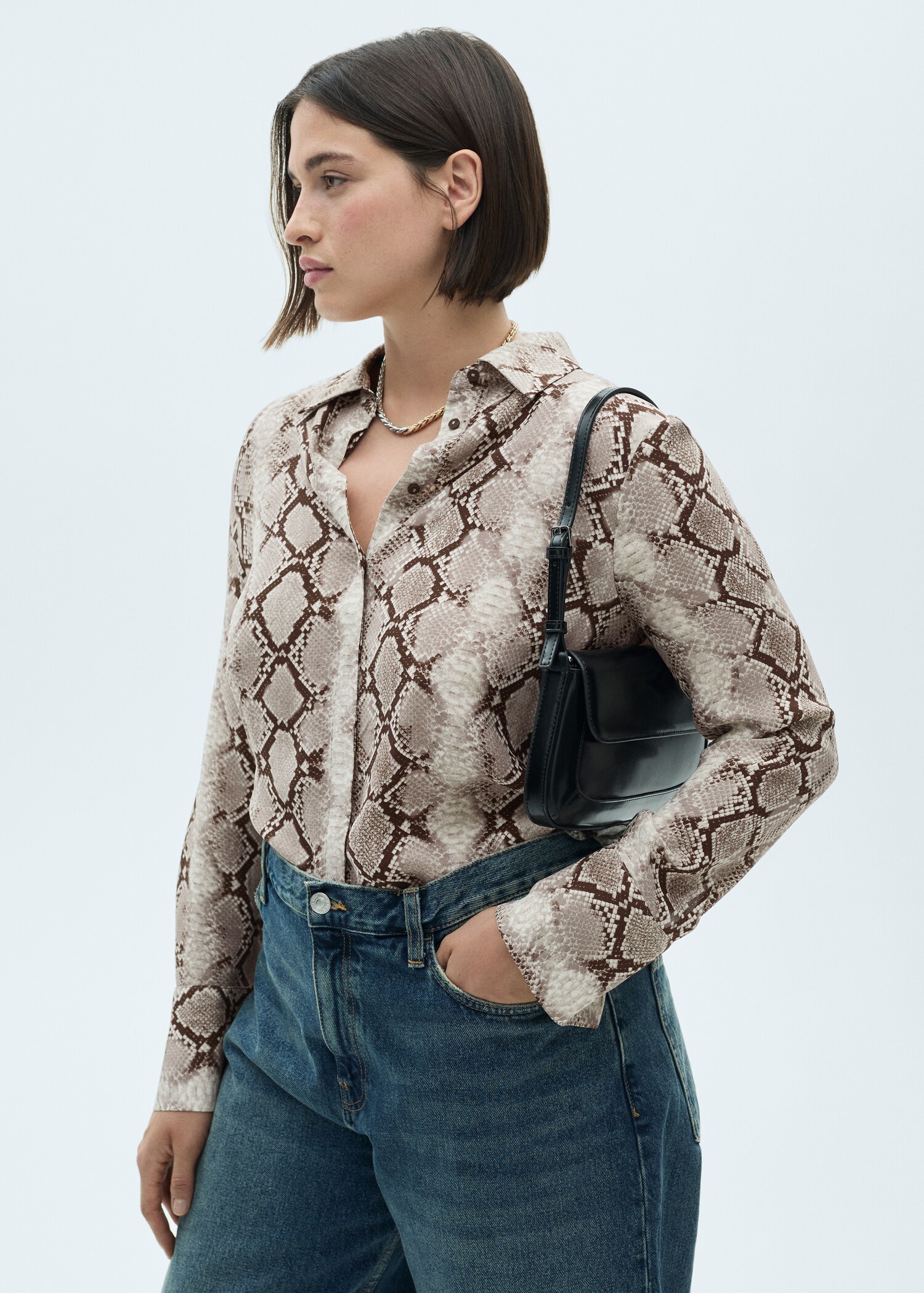 Chemise fluide à imprimé animal - Détail de l'article 5