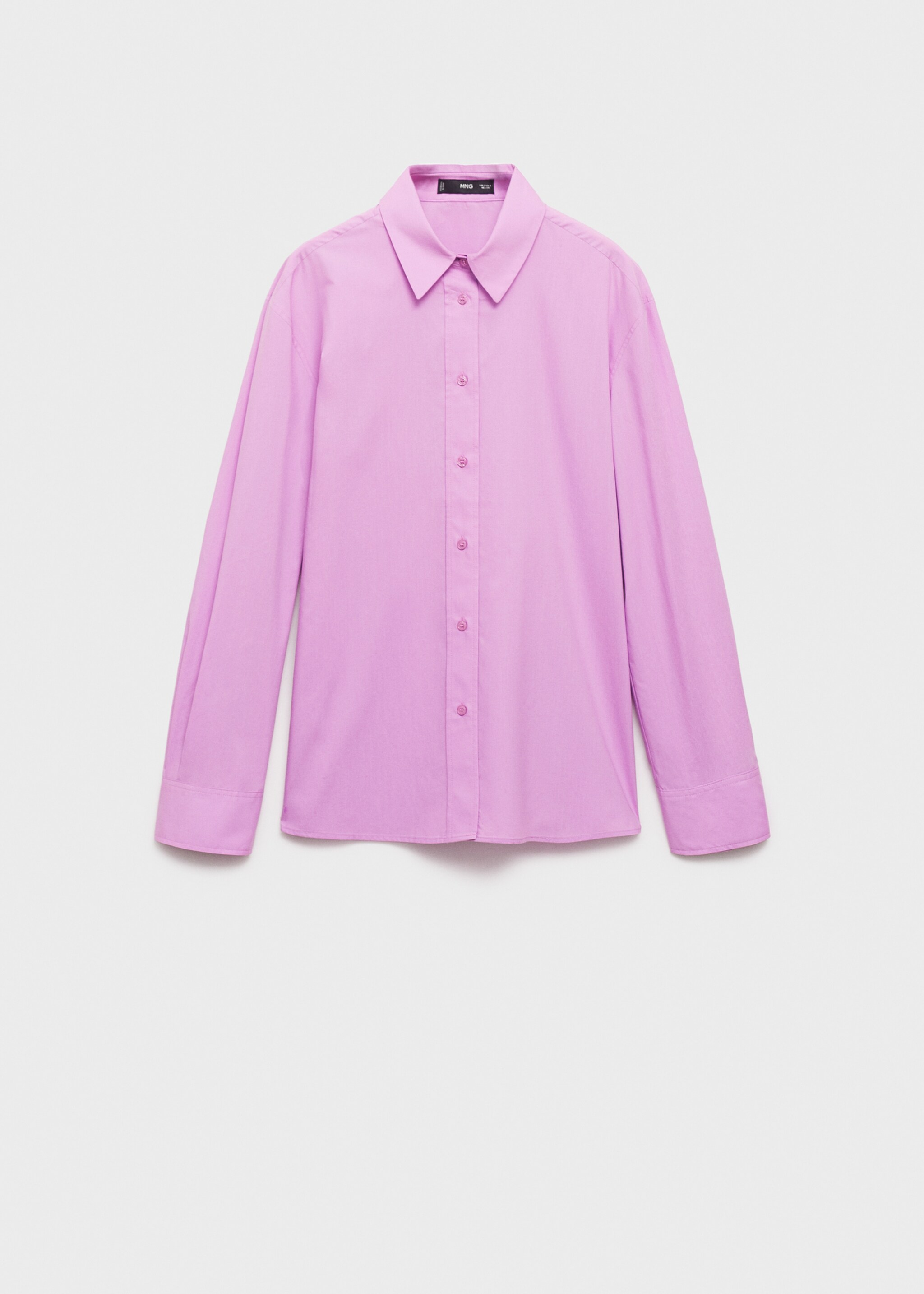 Buttoned lyocell shirt - Article without model