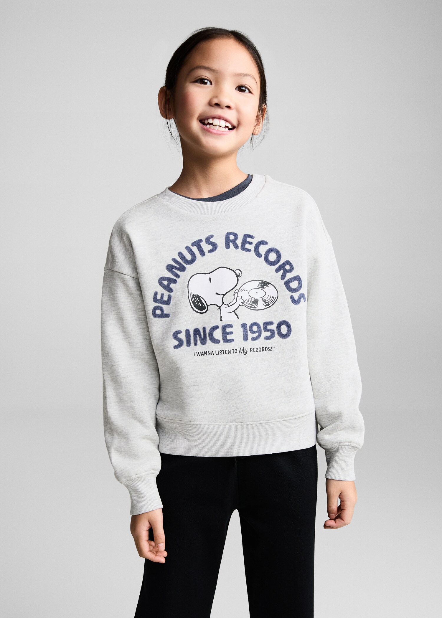 Snoopy-print sweatshirt - Medium plane