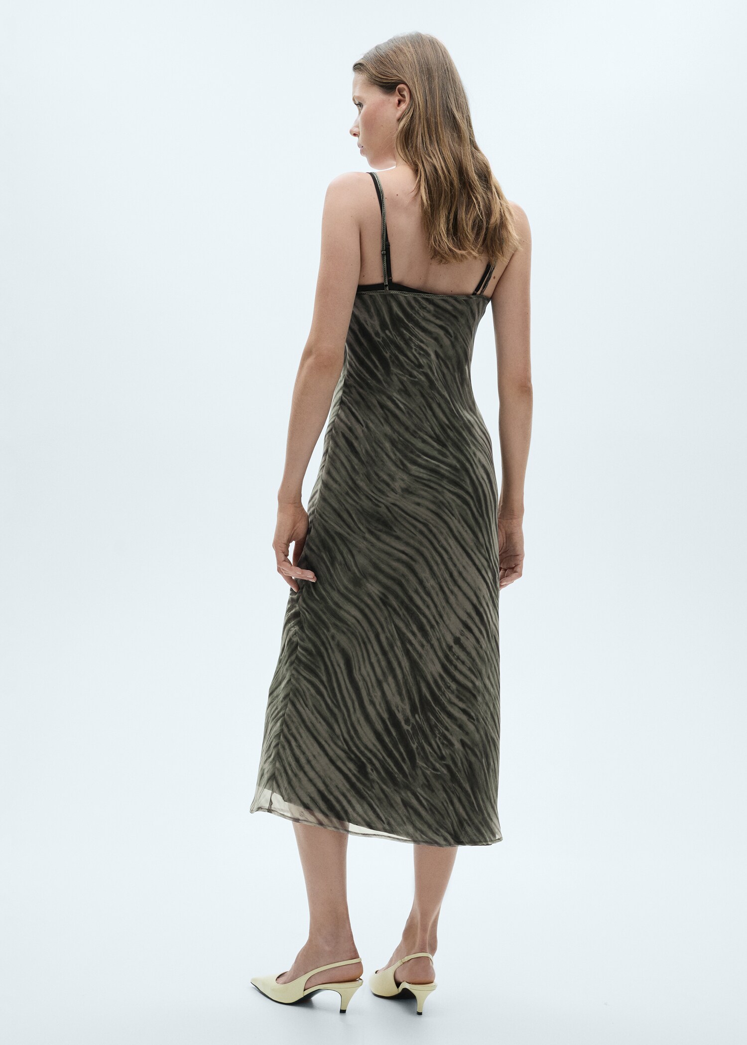 Vestit estampat doble tirant - Revers de l'article