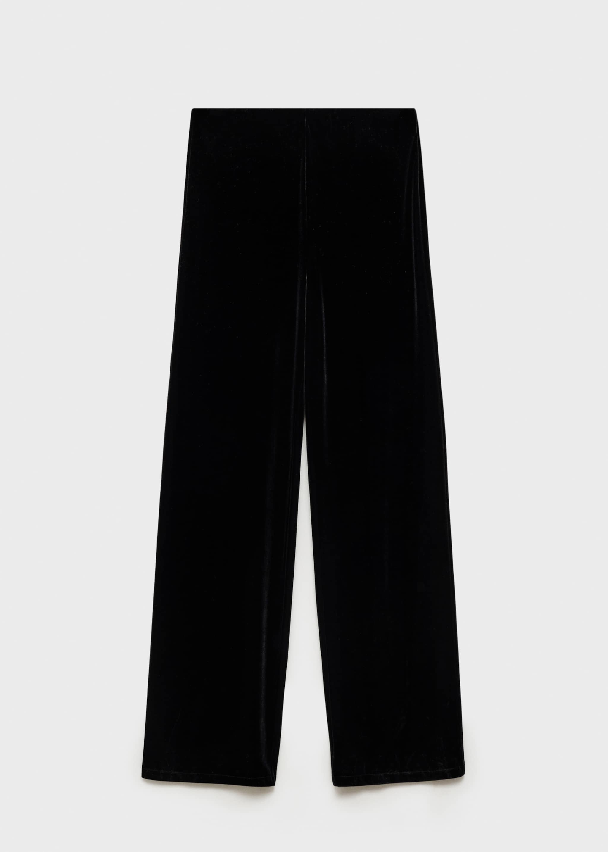 Брюки wideleg из бархата - Изделие без модели