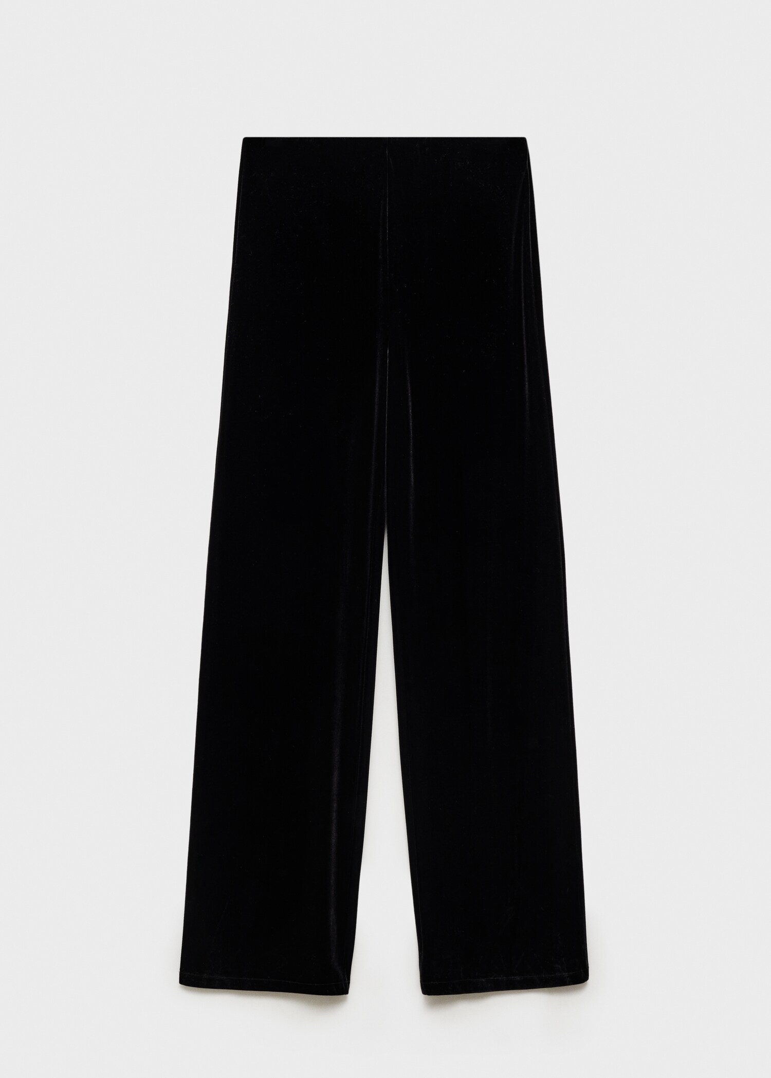 Velvet wide-leg pants - Article without model