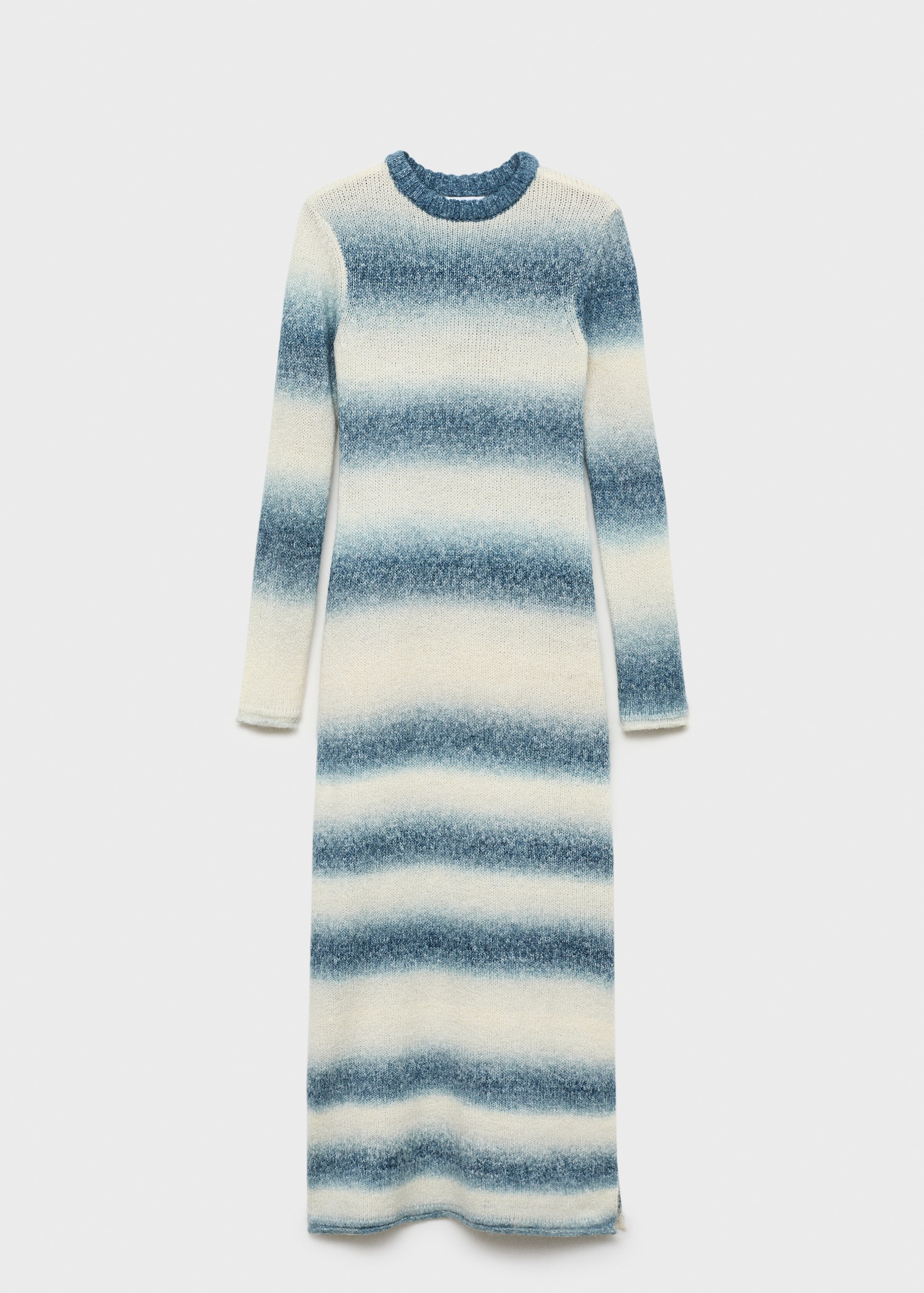 Vestido punto rayas - Main Image