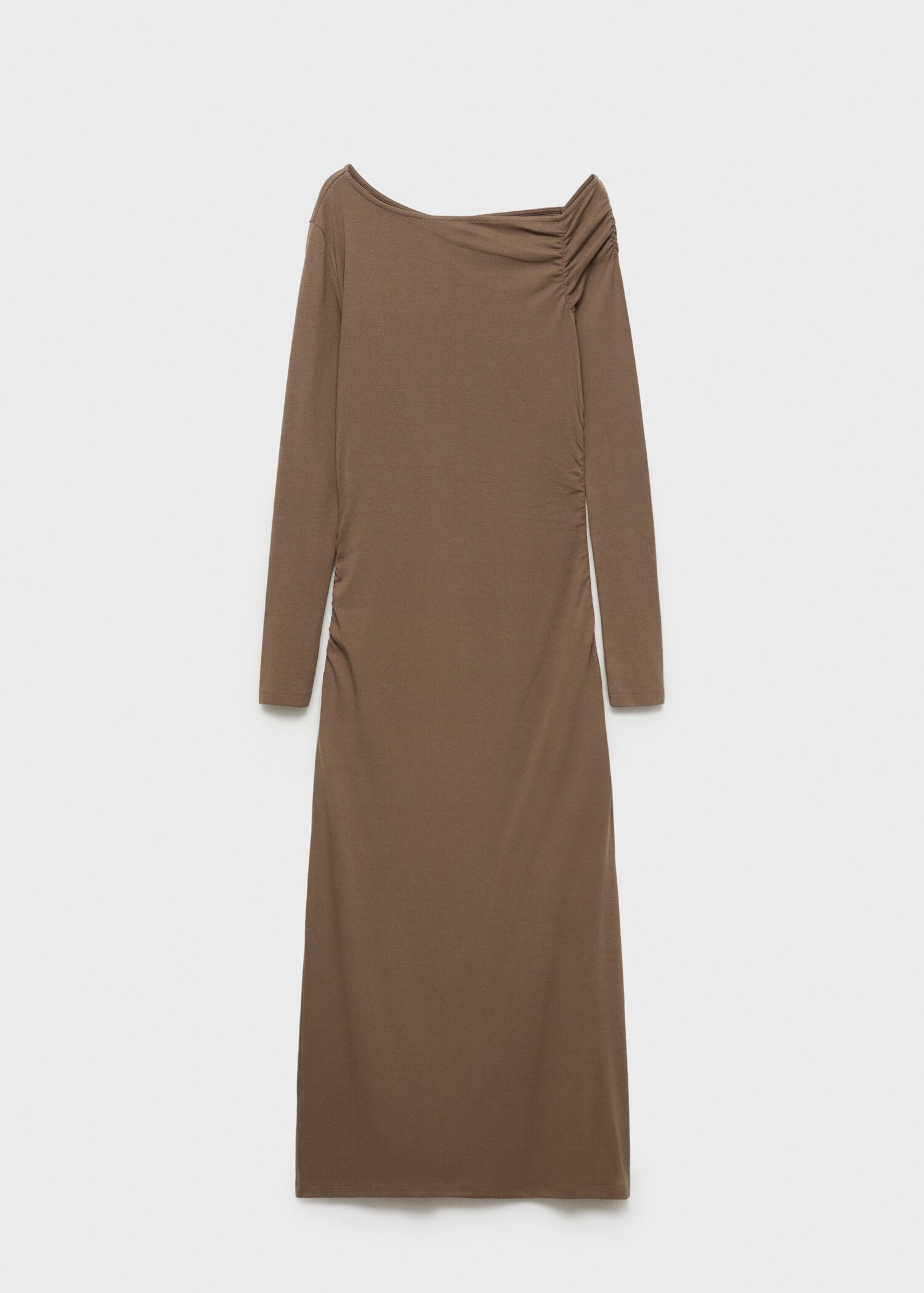 Asymmetrical dress with slit - Article without model