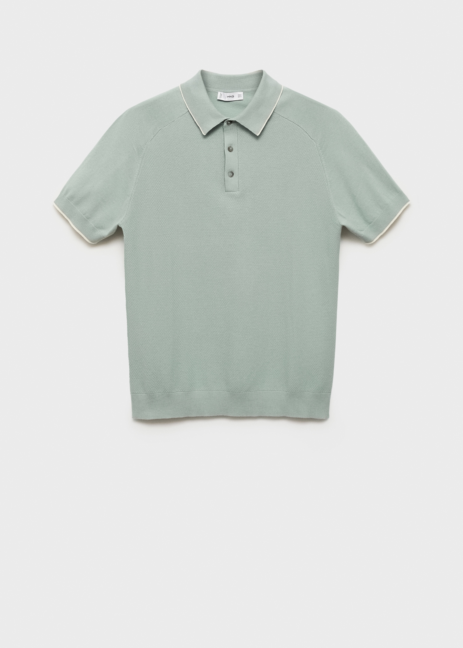 Fine knit polo shirt - Article without model