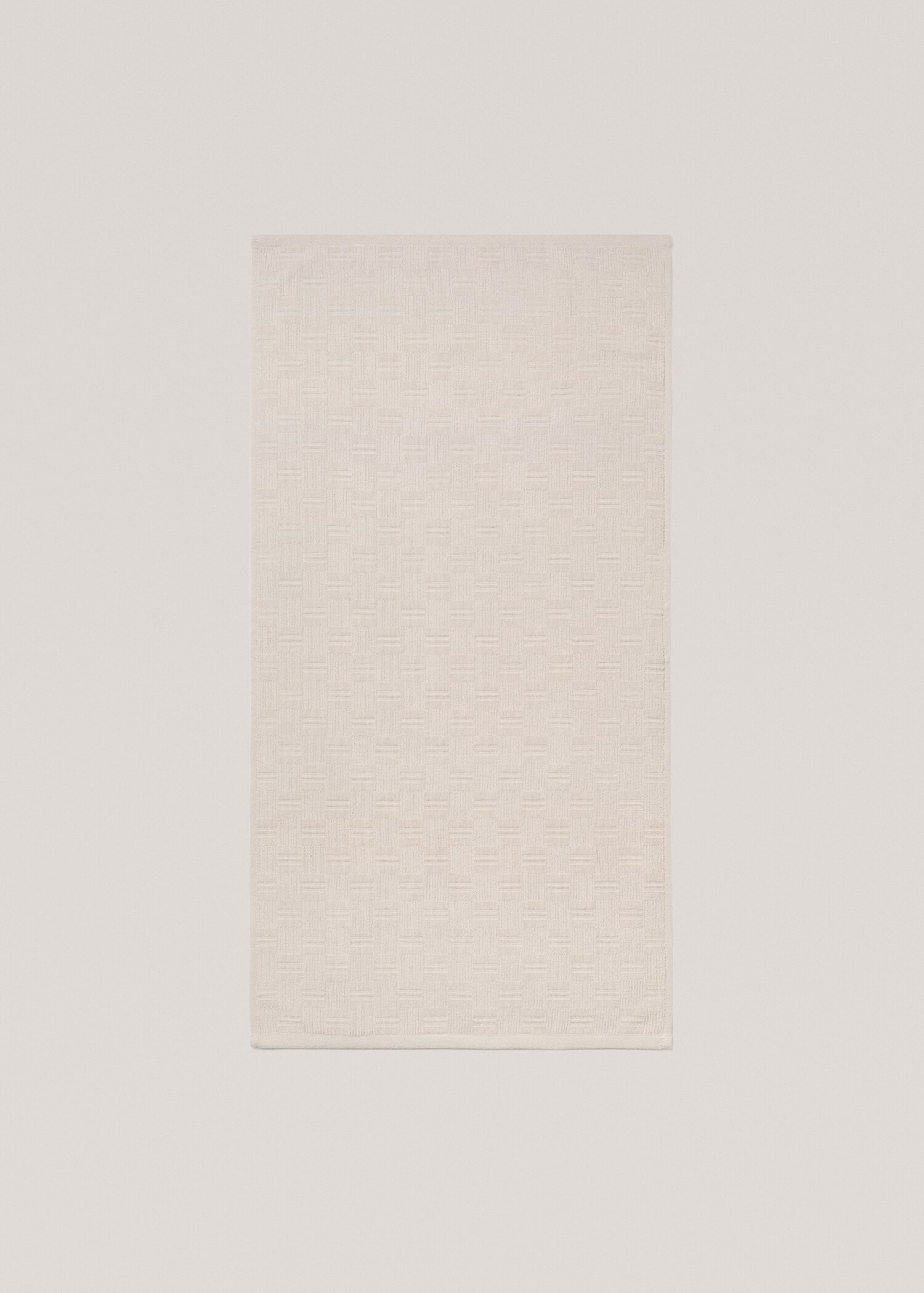 100% cotton hand towel with jacquard structure 50x90cm - Details of the article 3