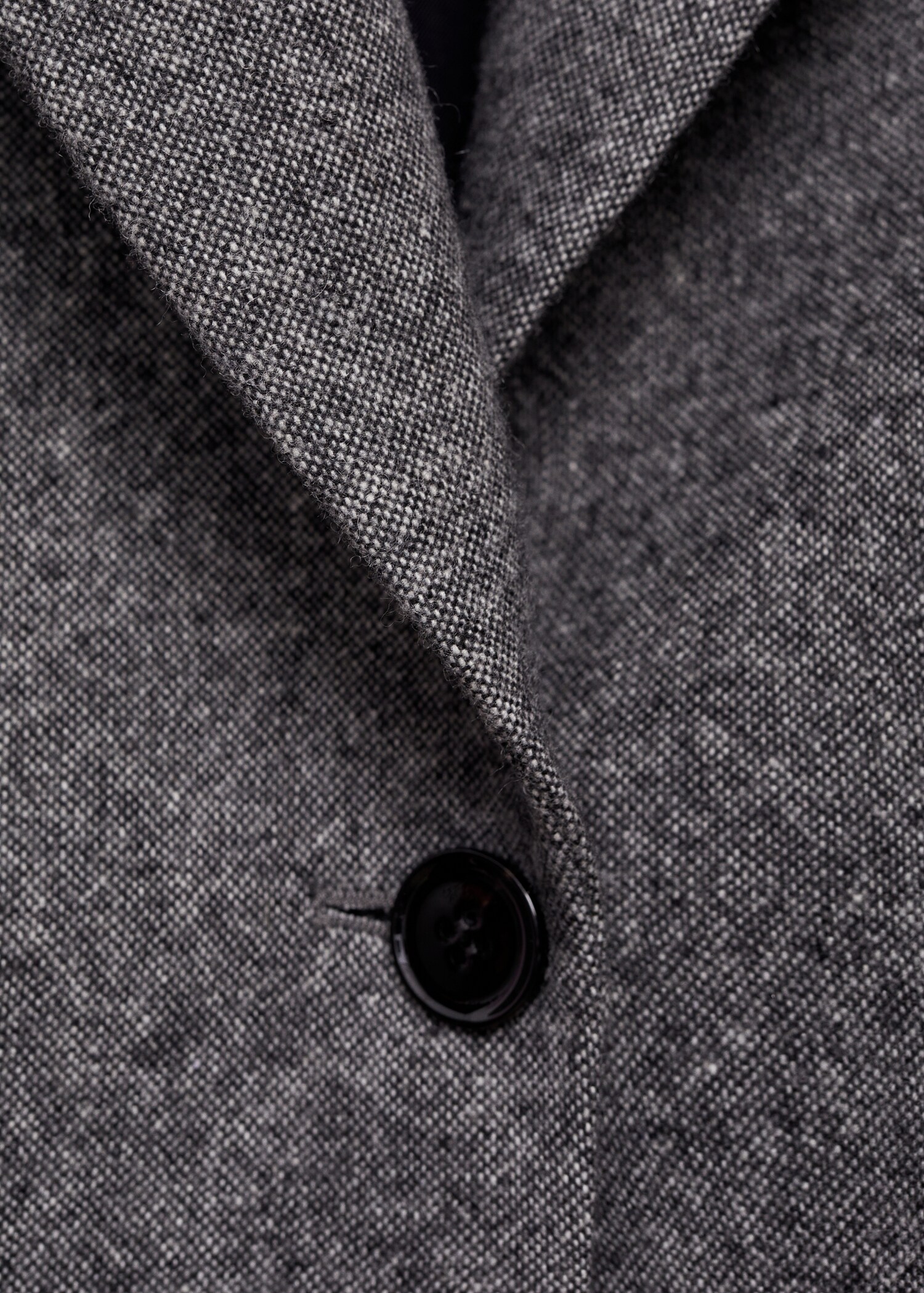 Flecked wool-blend suit blazer - Details of the article 8
