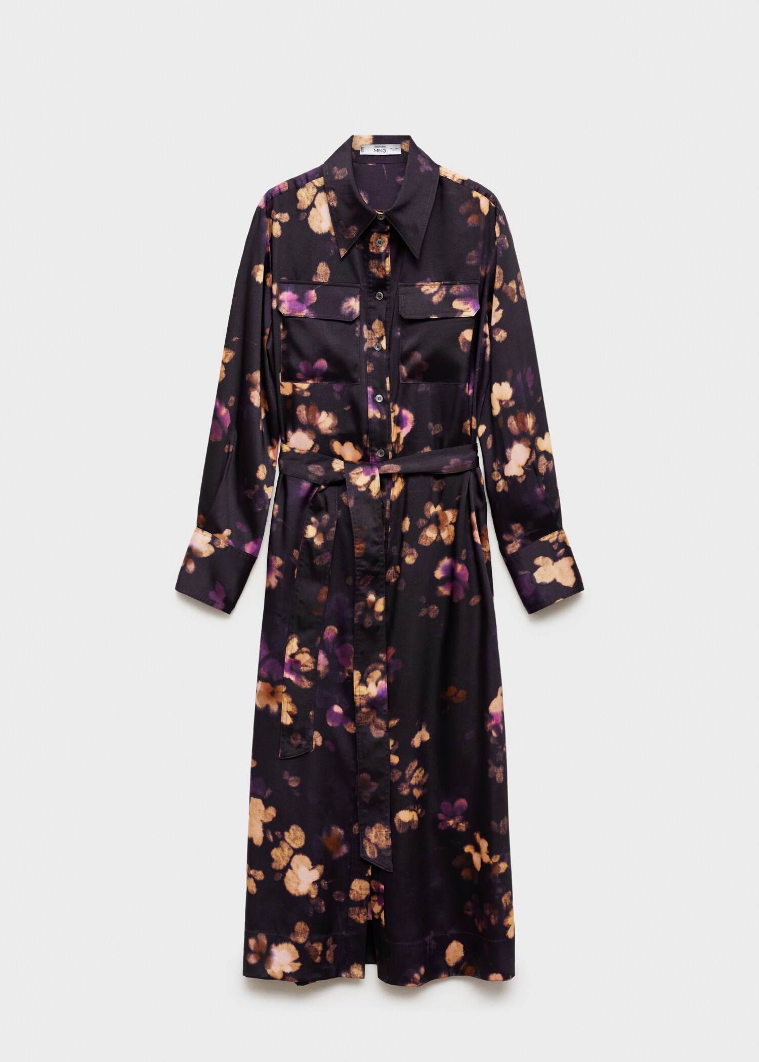 Printed shirt dress - Article without model